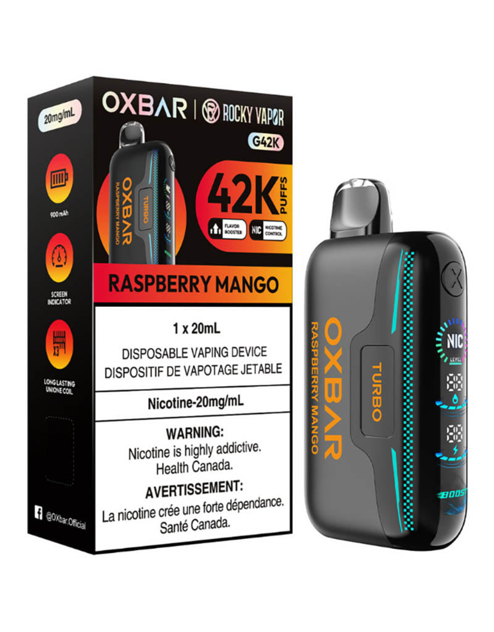 Oxbar Oxbar G42K Disposable Device (20mL)