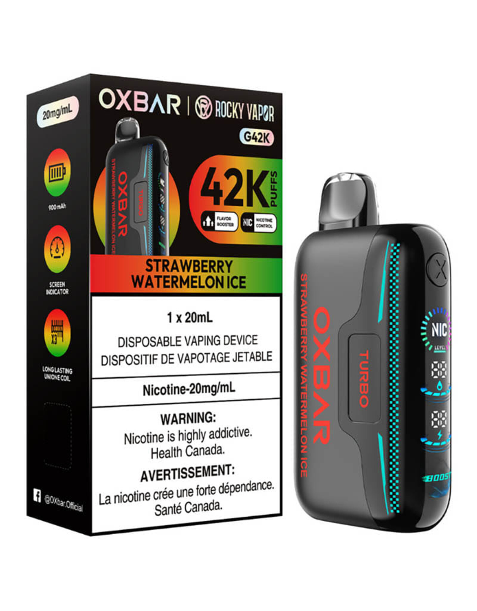 Oxbar Oxbar G42K Disposable Device (20mL)