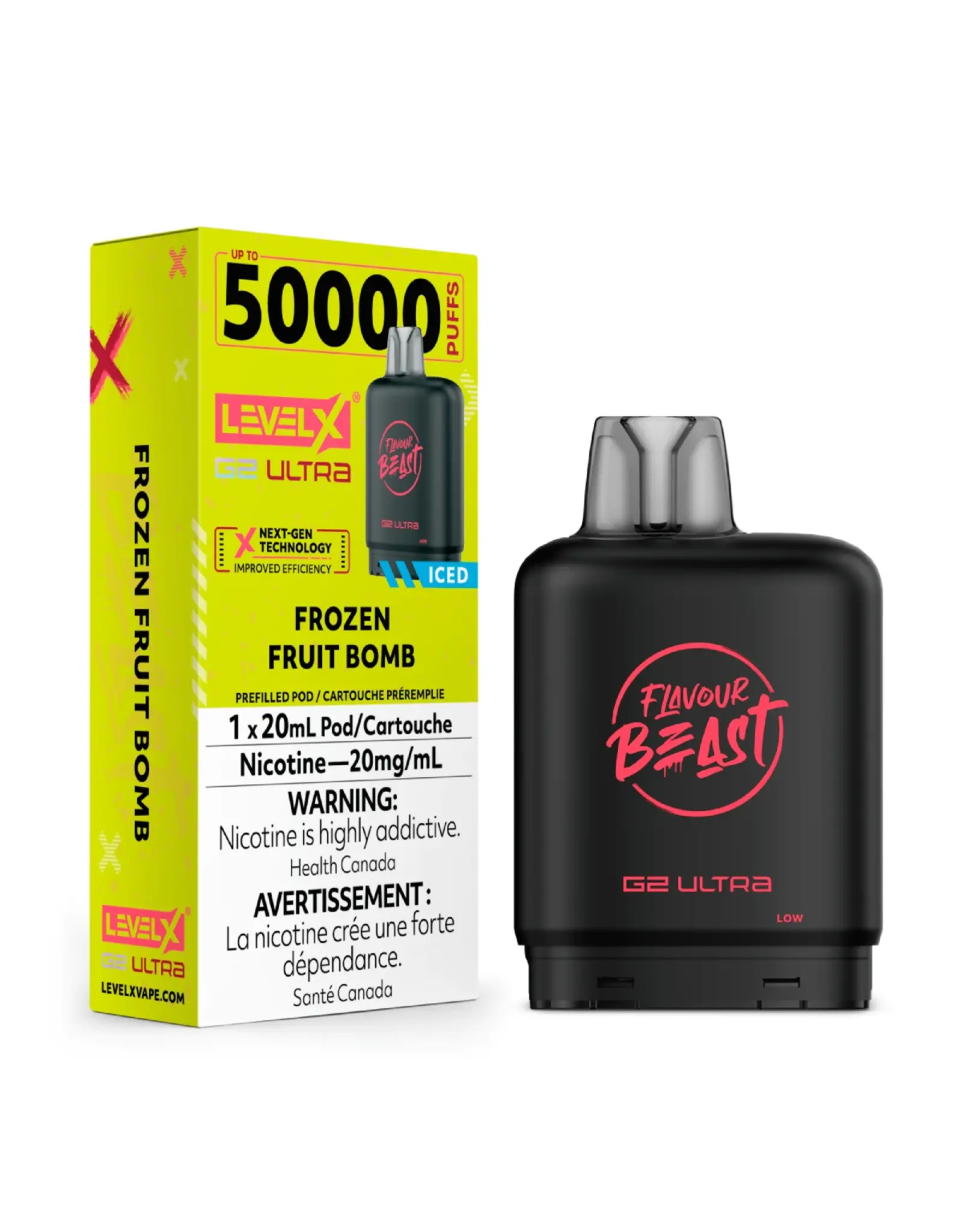 Flavour Beast Level X G2 Ultra | Flavour Beast 50K Pod (20mL)