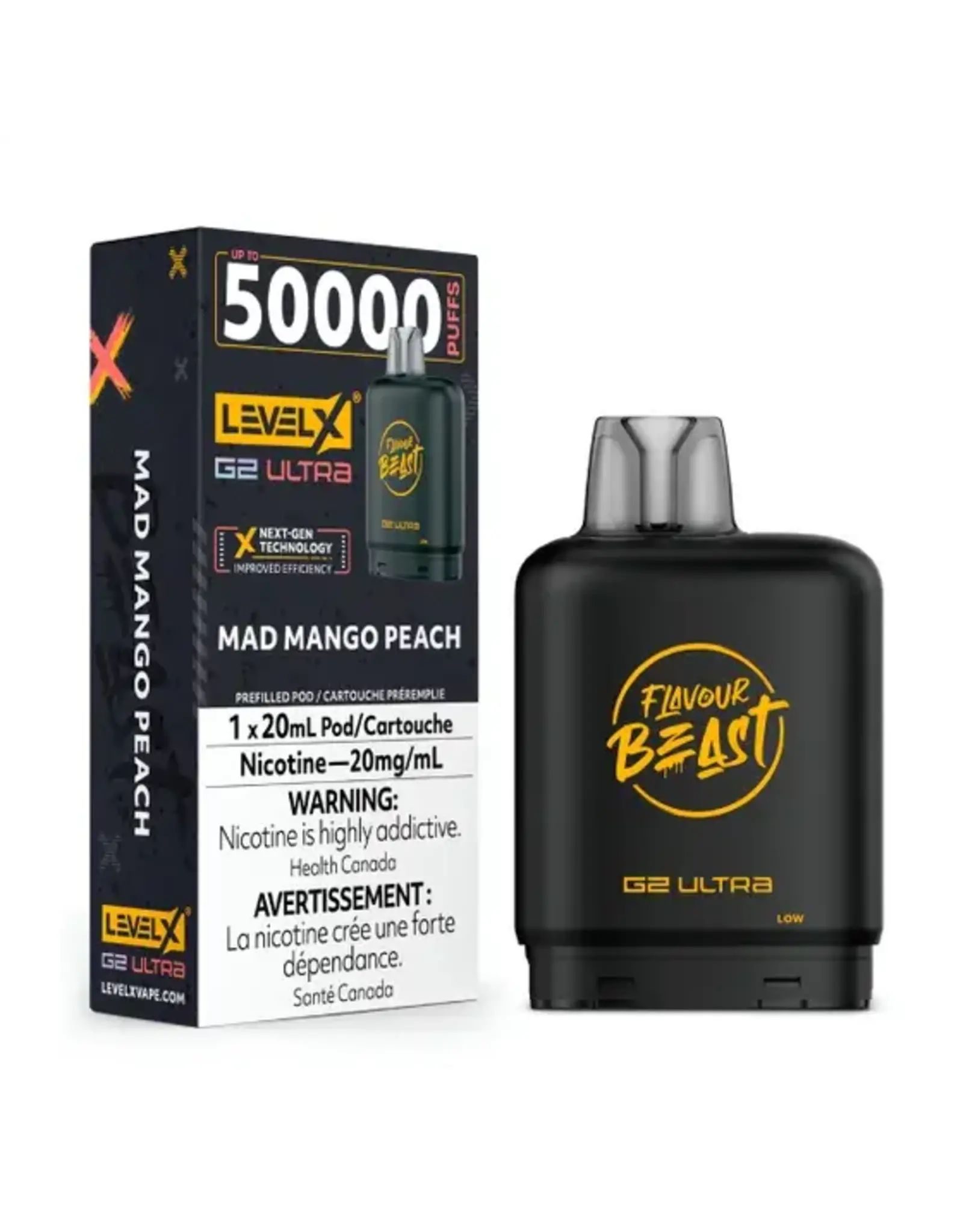 Flavour Beast Level X G2 Ultra | Flavour Beast 50K Pod (20mL)