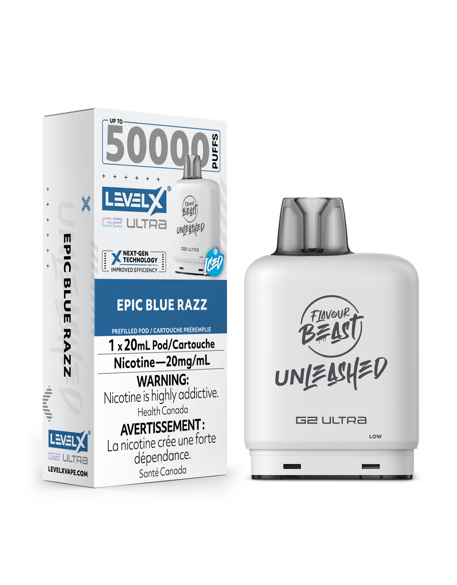 Flavour Beast Level X G2 Ultra | Flavour Beast Unleashed 50K Pod (20mL)