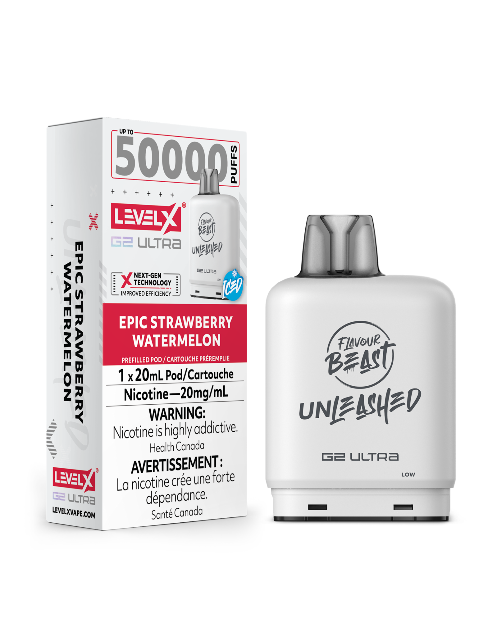 Flavour Beast Level X G2 Ultra | Flavour Beast Unleashed 50K Pod (20mL)