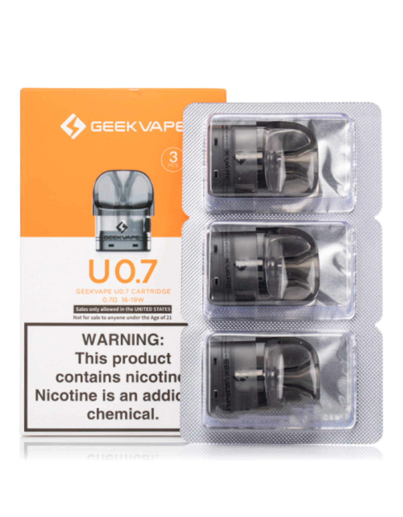 Geek Vape Geekvape Aegis U Replacement Pods (3/Pk) (2mL)