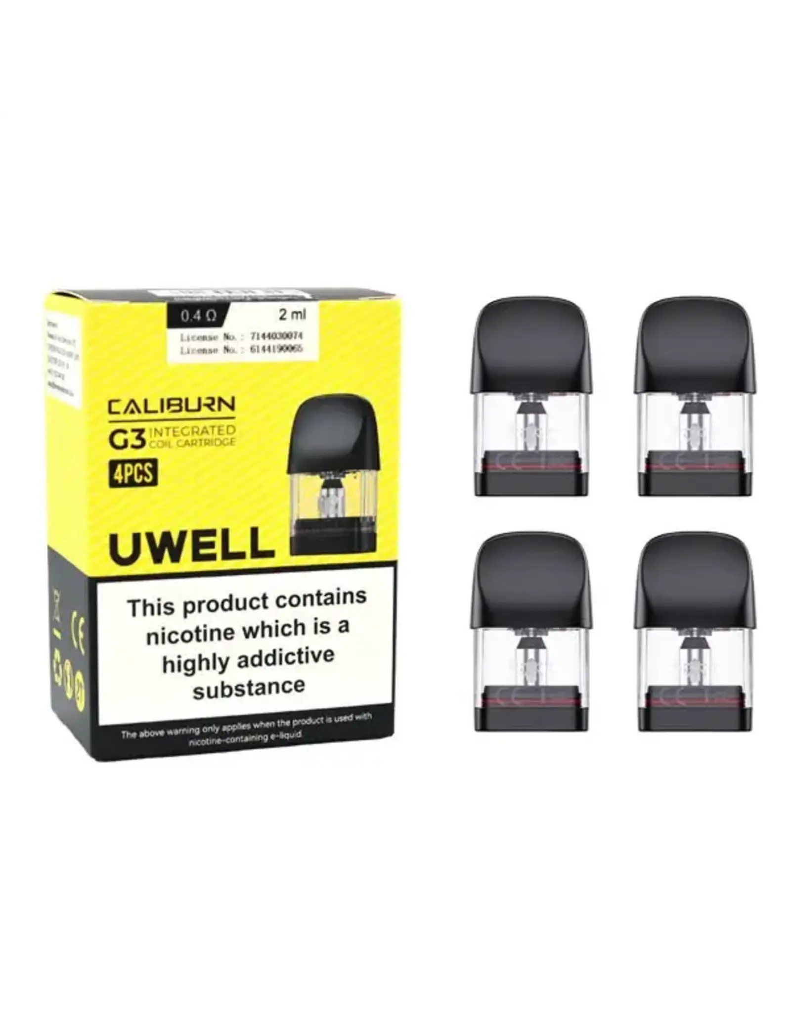 Uwell Uwell Caliburn G3 Replacement Pods (4/Pk)
