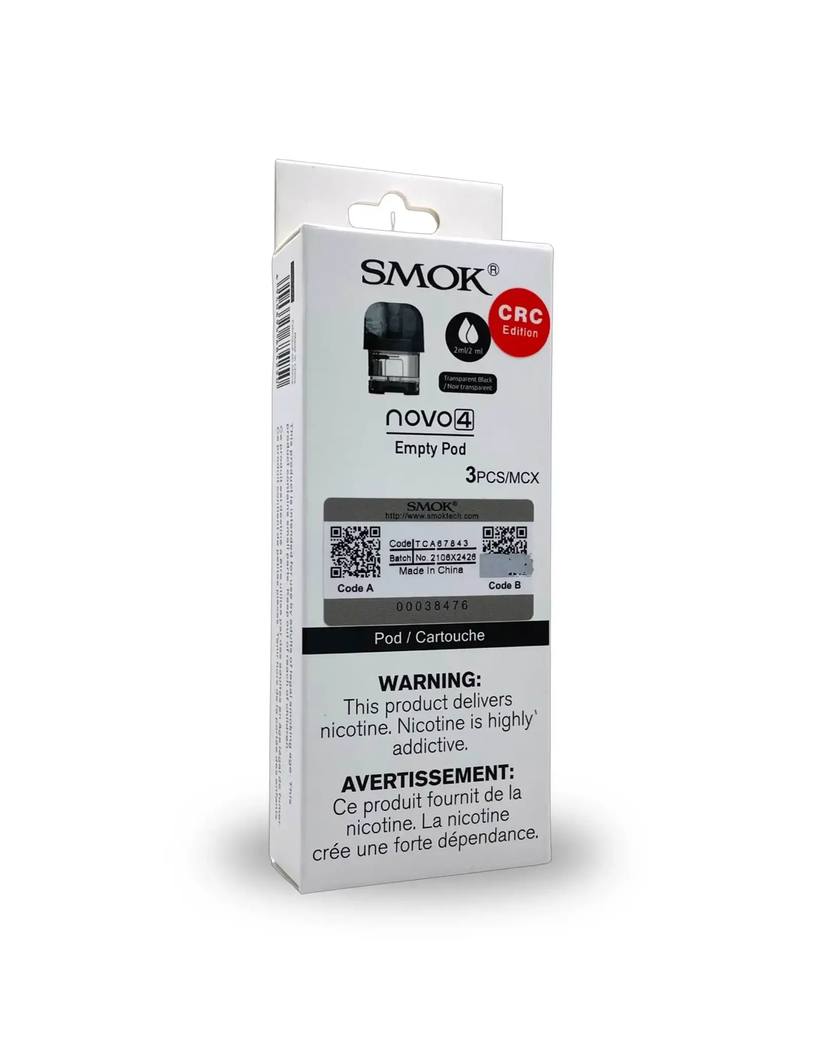 Smok Smok Novo 4 Replacement Pods (3/Pk) (2mL)