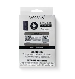 Smok Smok Nfix Replacement Pods (3/Pk) (3mL) 0.8 ohm Mesh