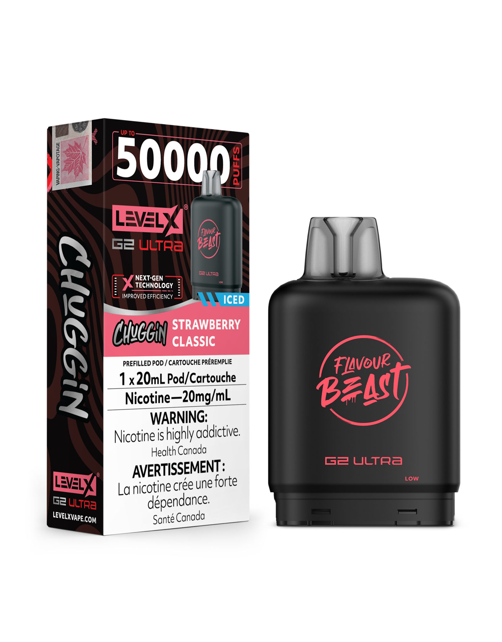 Flavour Beast Level X G2 Ultra | Flavour Beast 50K Pod | Chuggin (20mL)