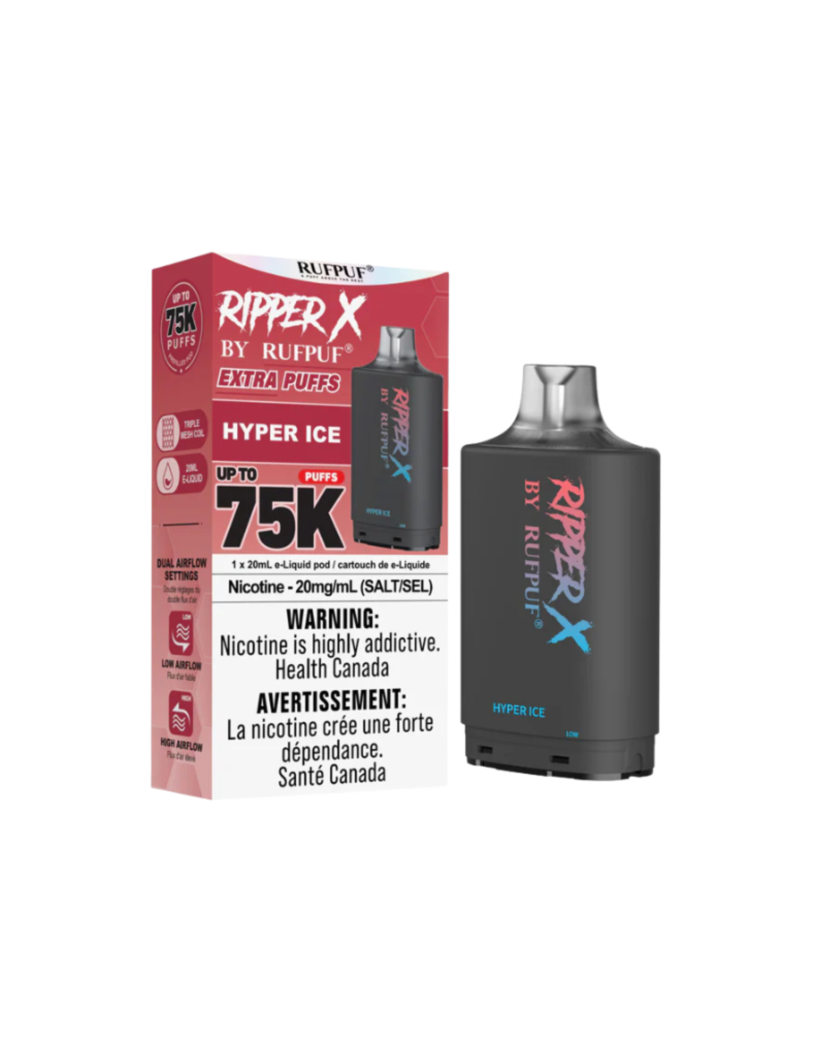 G core Level X | G Core Ripper X 75K Pod (20mL)