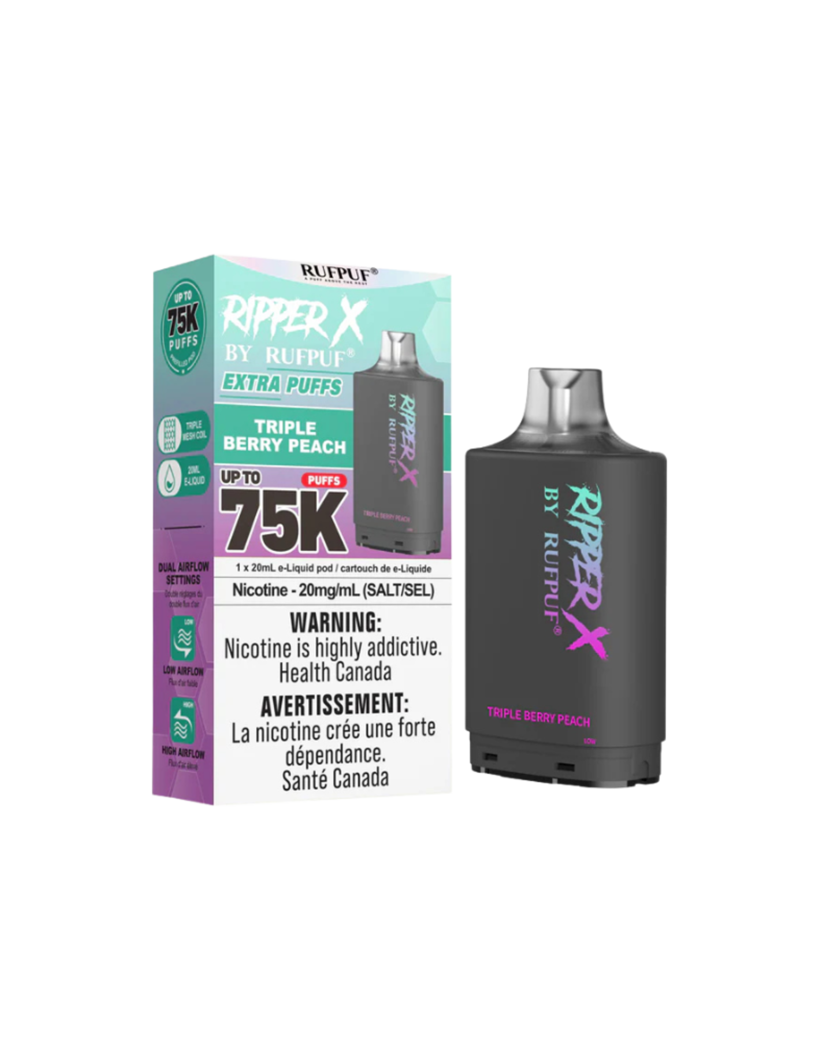 G core Level X | G Core Ripper X 75K Pod (20mL)