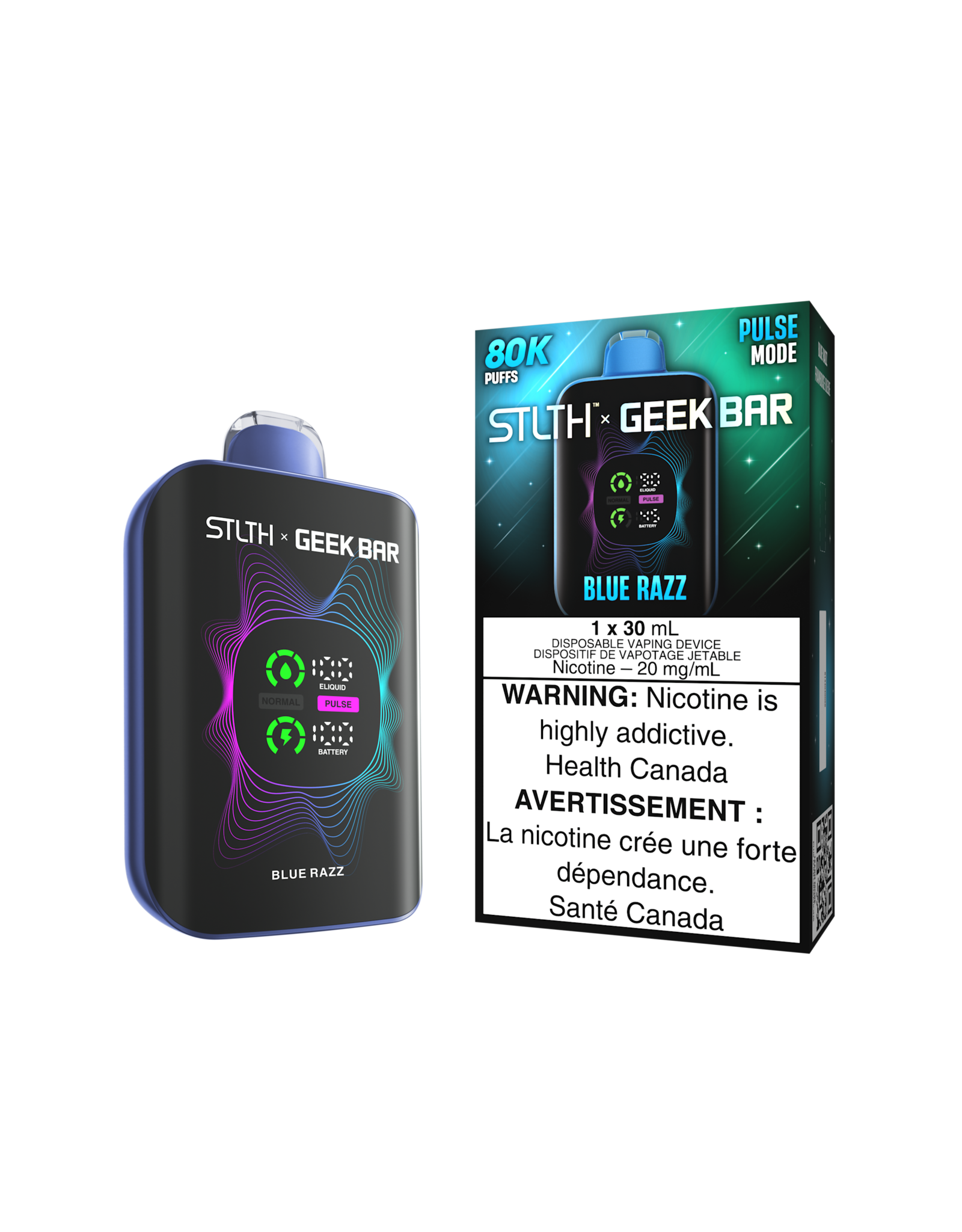 STLTH STLTH x GeekBar 80K Disposable Device (30mL)