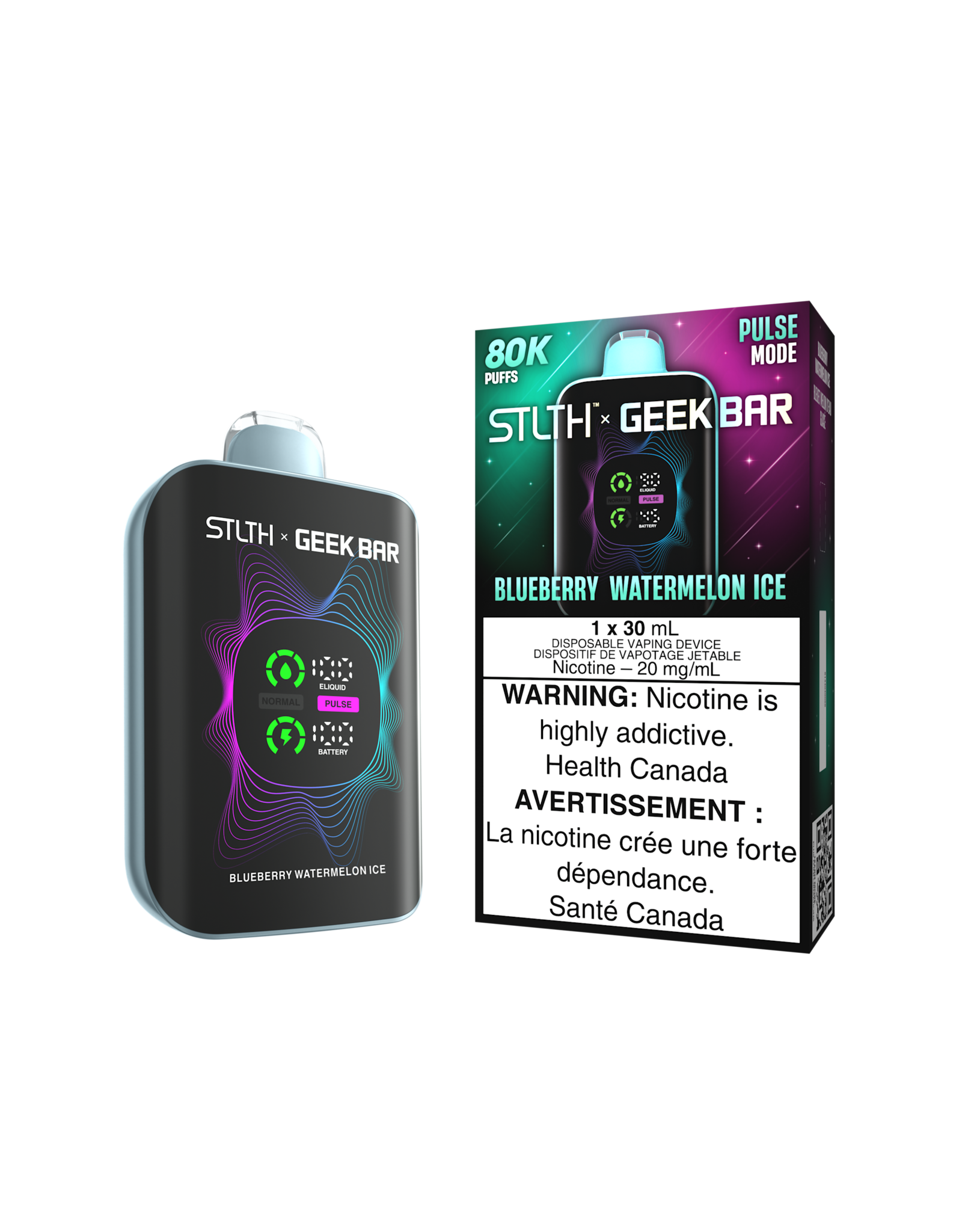 STLTH STLTH x GeekBar 80K Disposable Device (30mL)