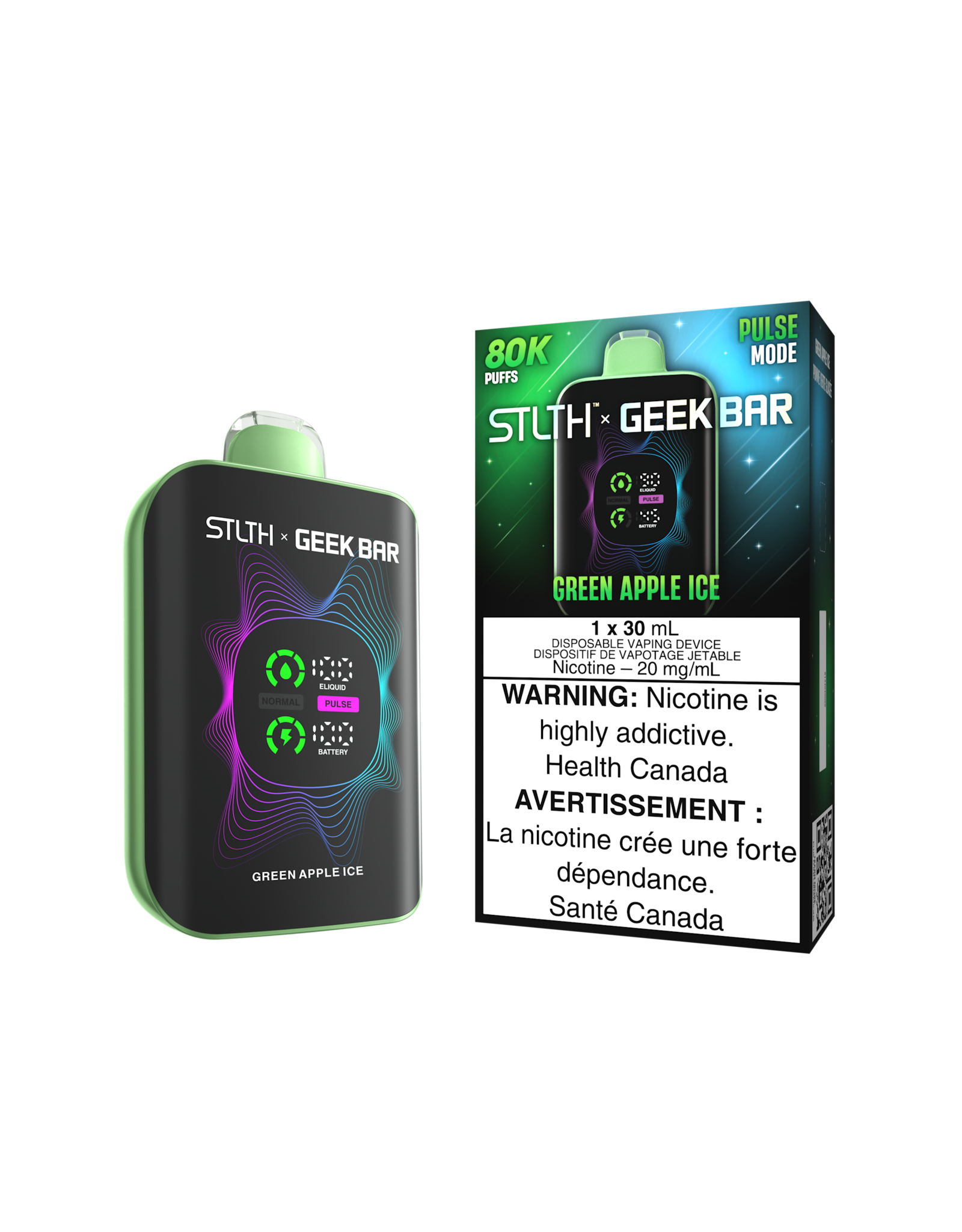 STLTH STLTH x GeekBar 80K Disposable Device (30mL)