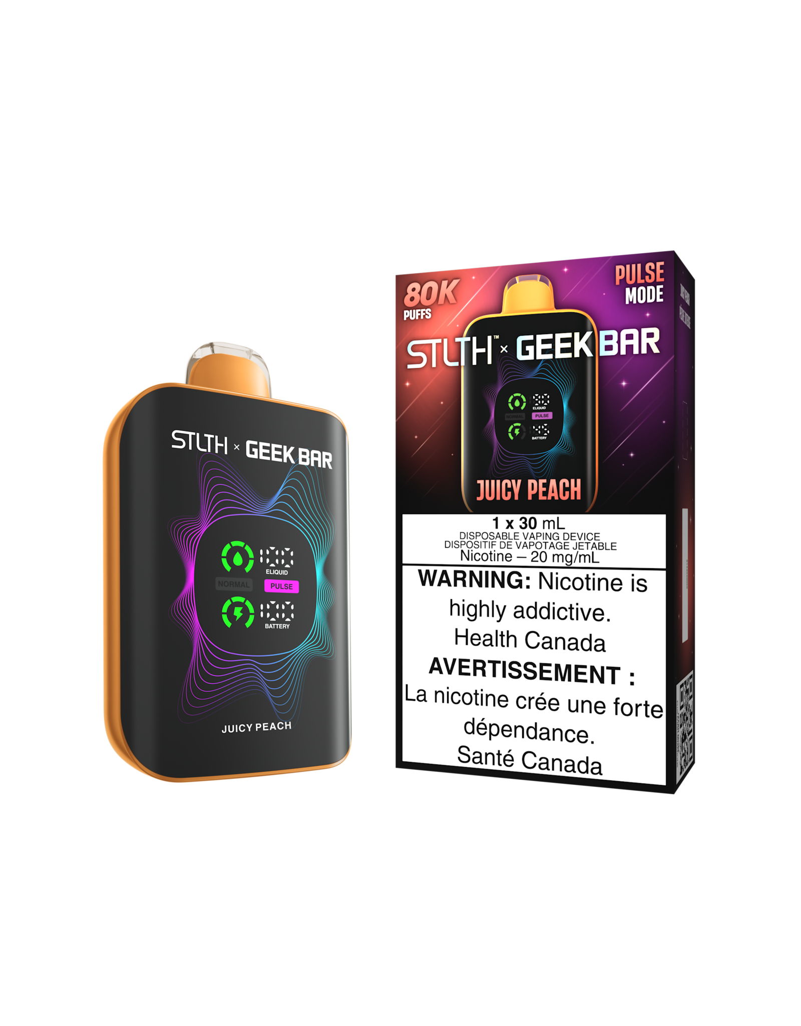 STLTH STLTH x GeekBar 80K Disposable Device (30mL)