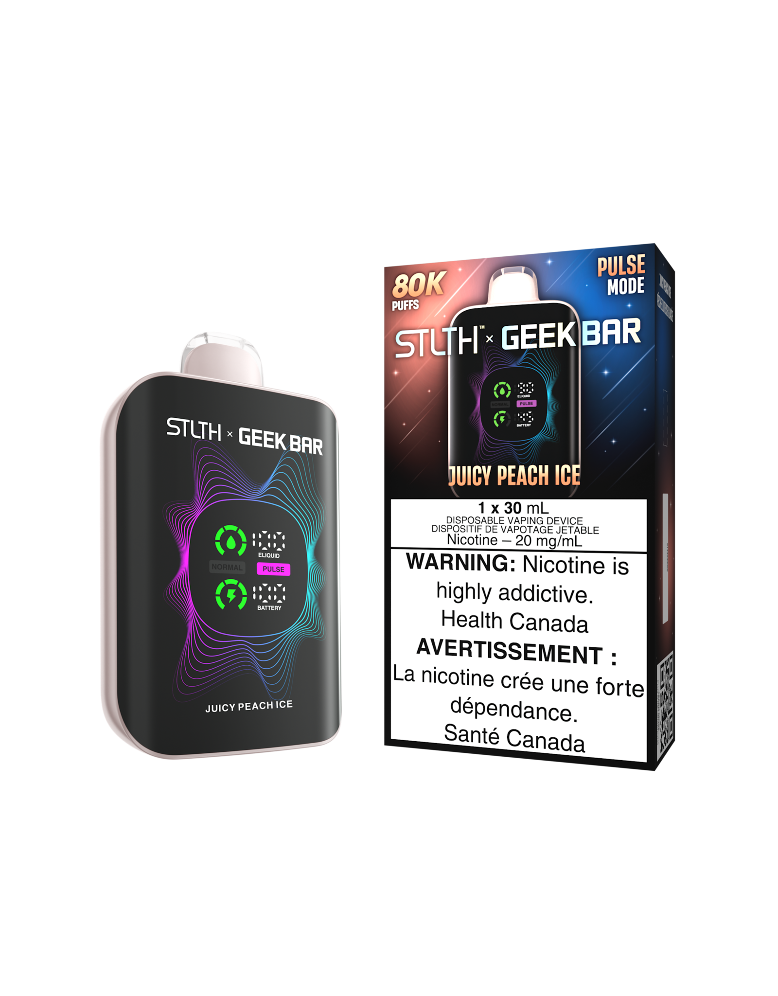 STLTH STLTH x GeekBar 80K Disposable Device (30mL)