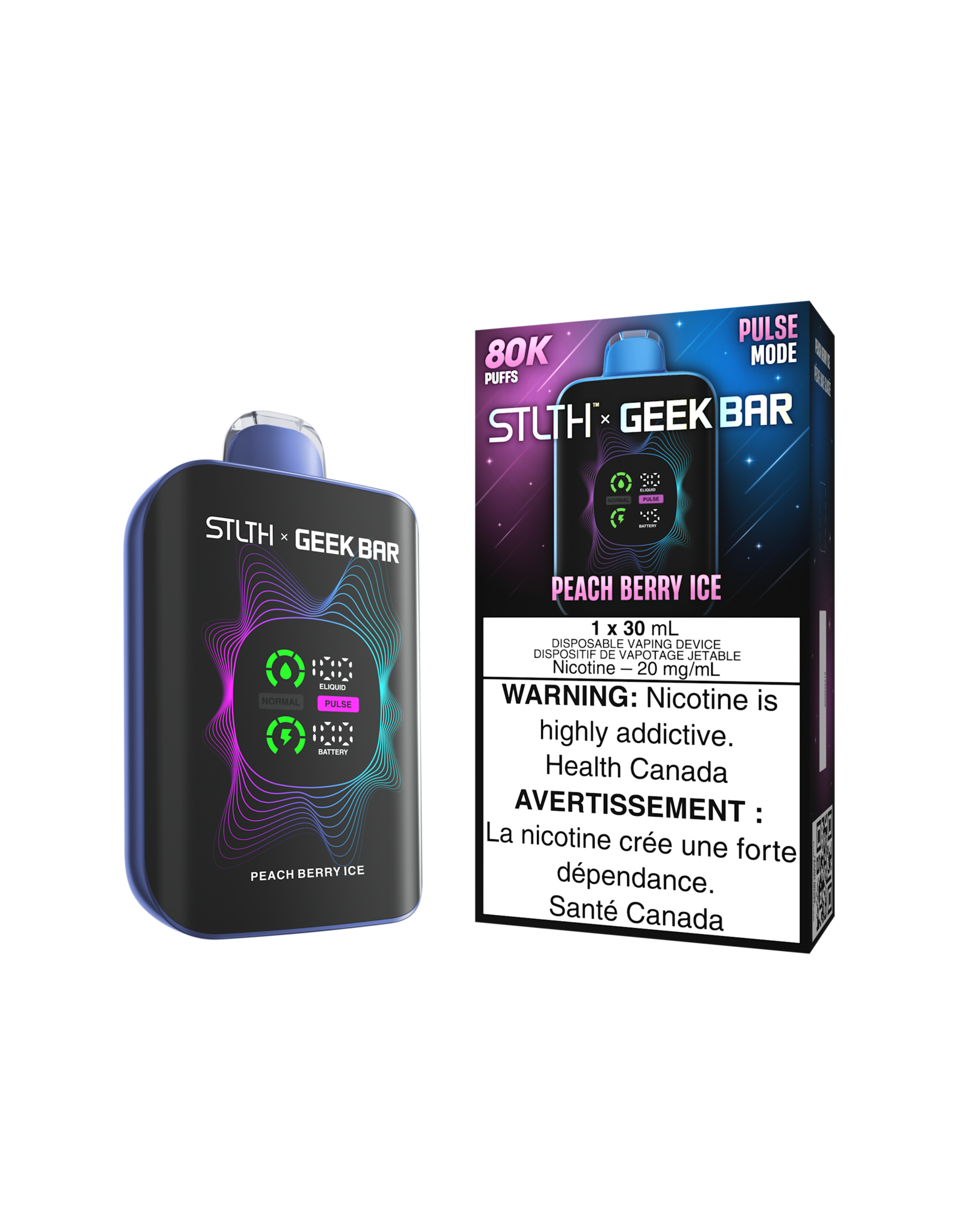 STLTH STLTH x GeekBar 80K Disposable Device (30mL)
