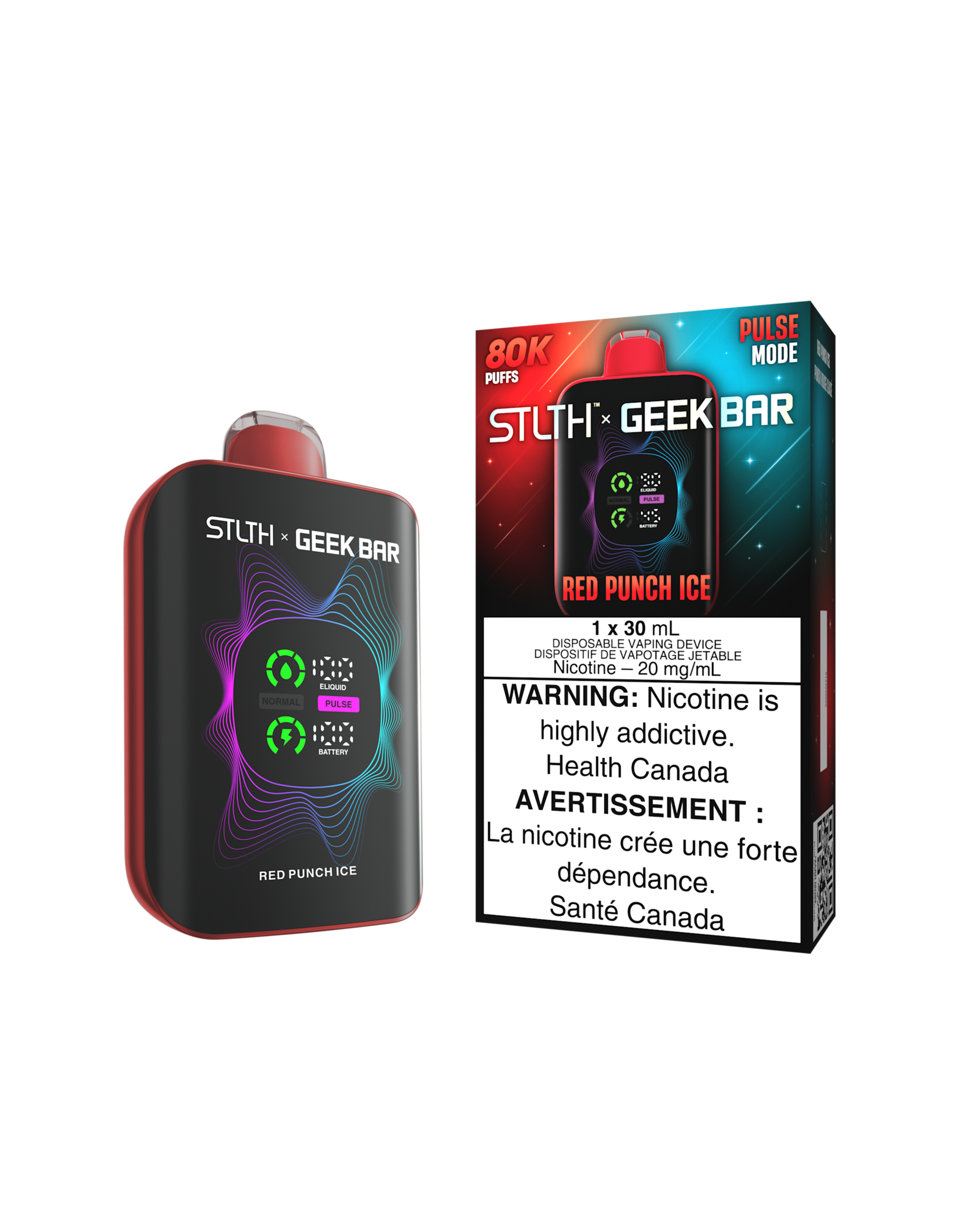 STLTH STLTH x GeekBar 80K Disposable Device (30mL)