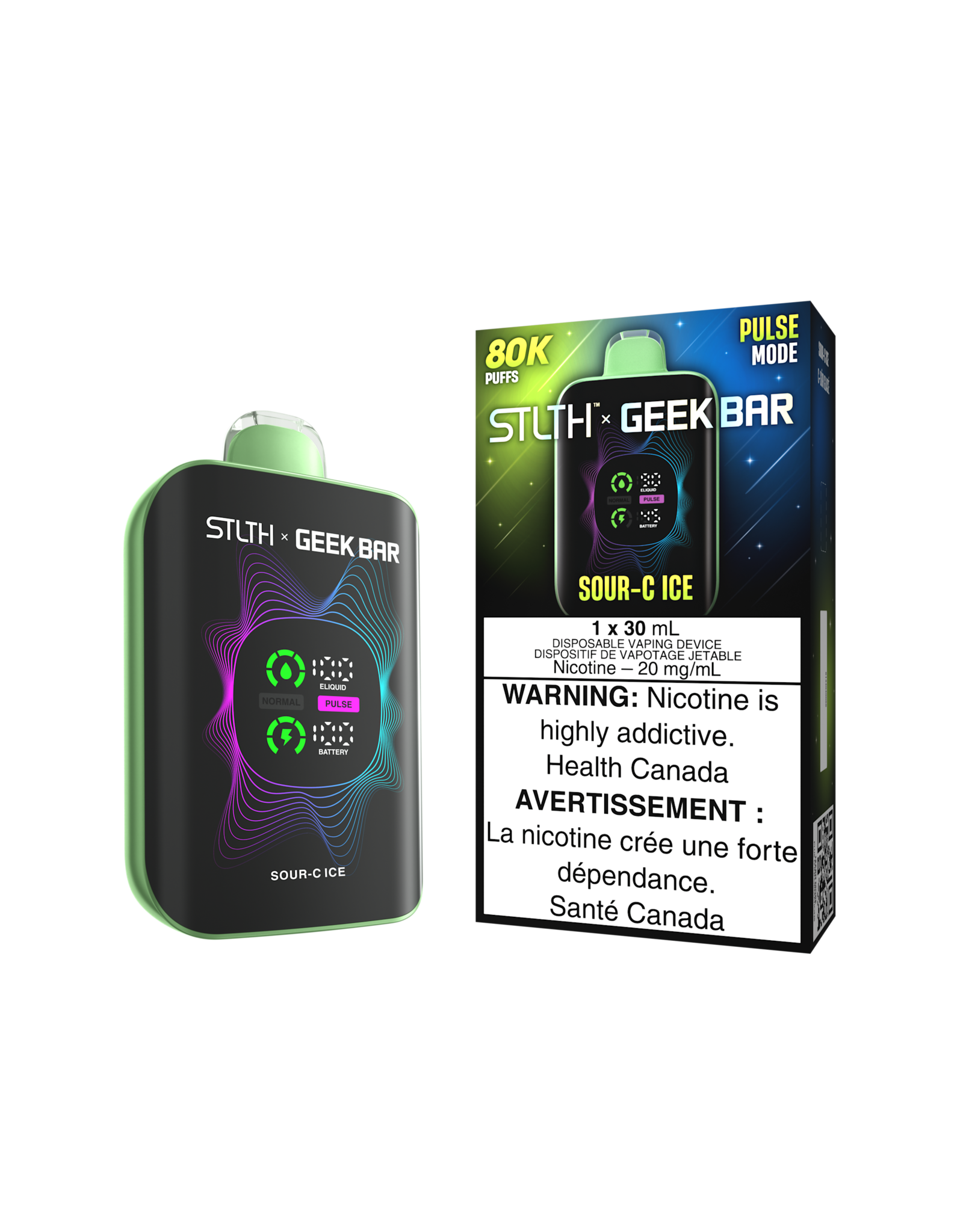 STLTH STLTH x GeekBar 80K Disposable Device (30mL)