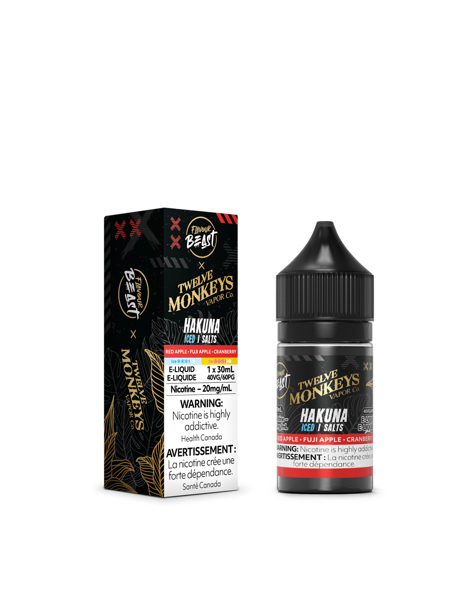 Flavour Beast Flavour Beast E-Juice | Salt Nic | Twelve Monkeys (30mL)