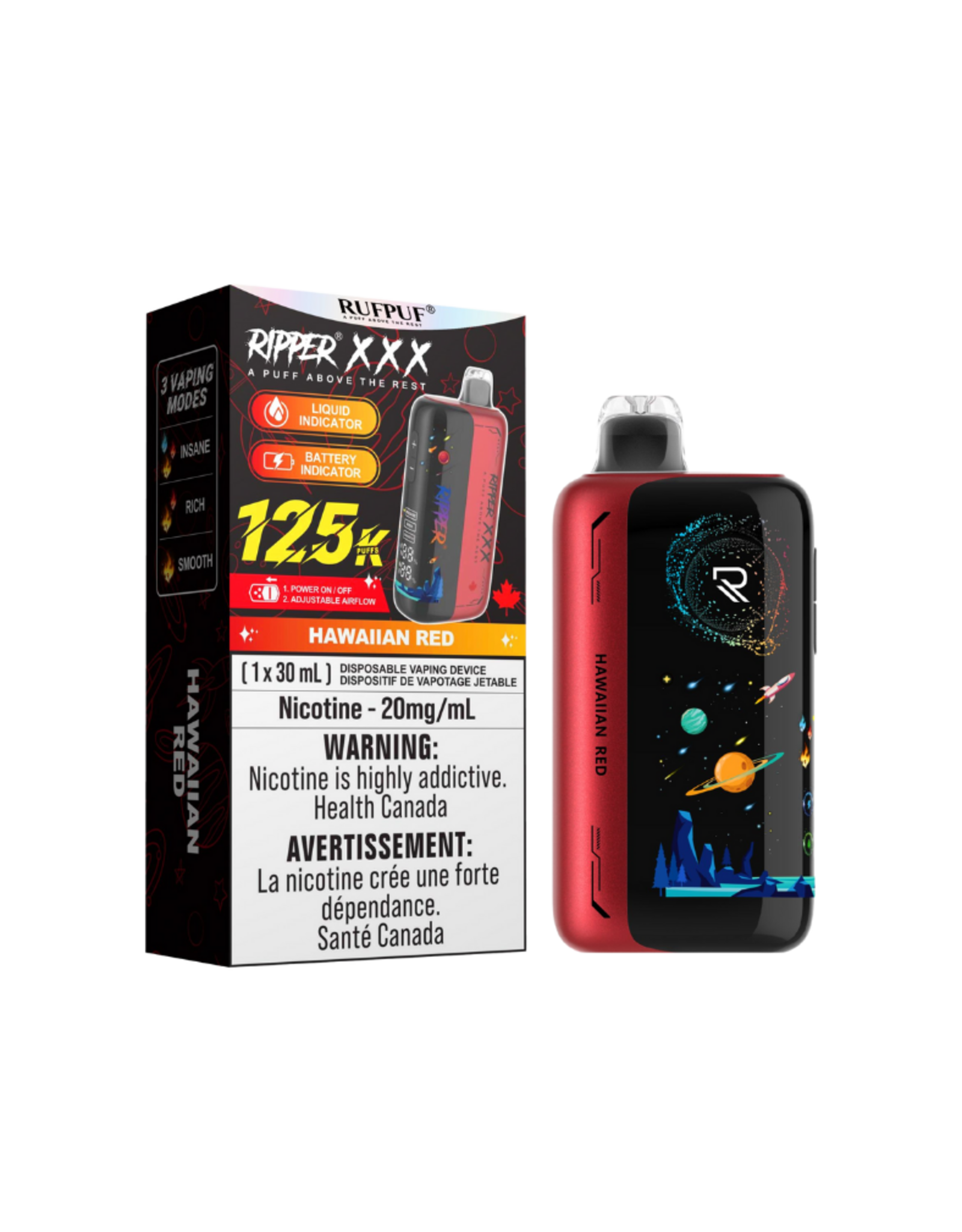 G core G Core | Ripper XXX | 125K Disposable Device (30mL)