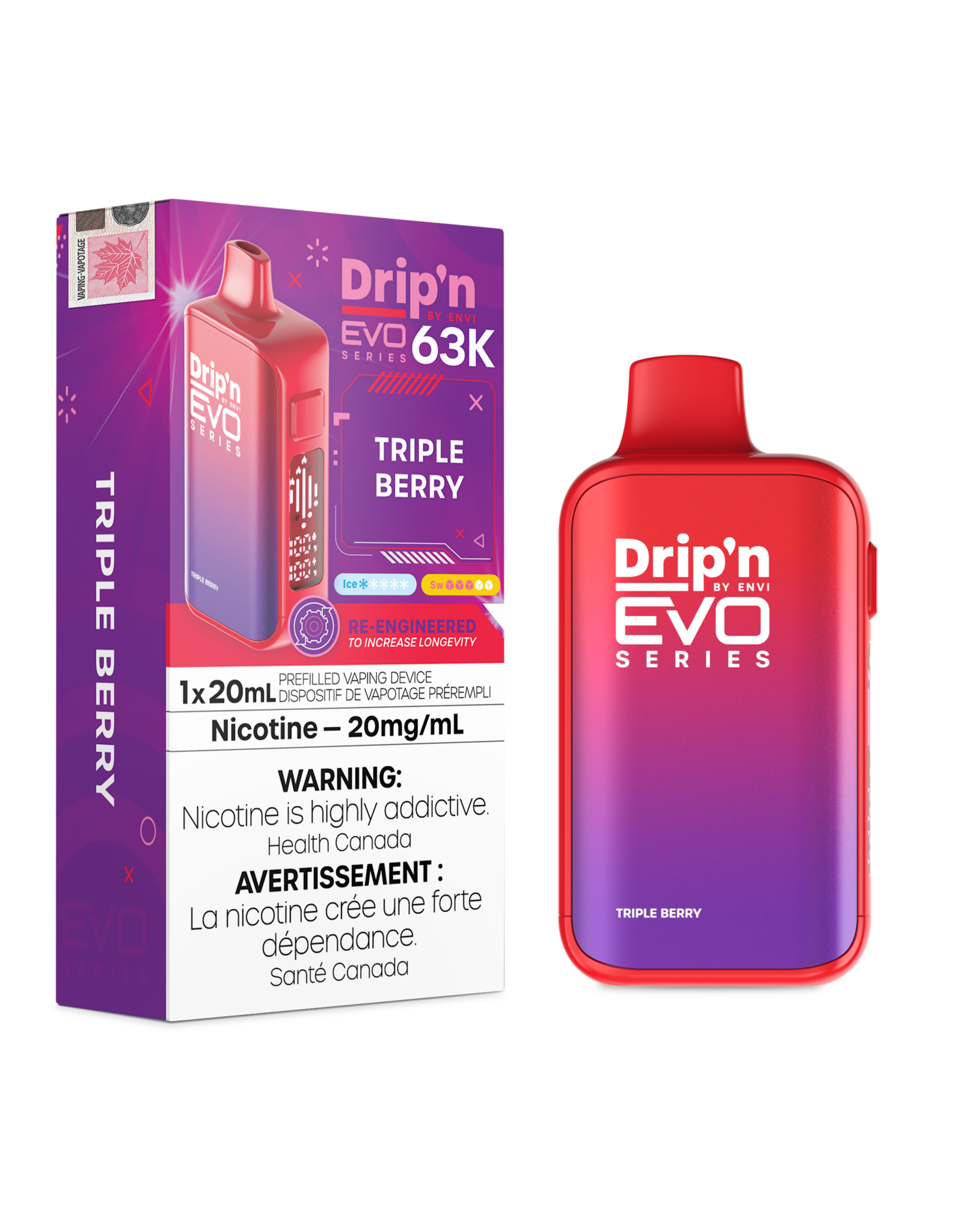 Envi Envi | Drip'n EVO | 63K Disposable Device (20mL)