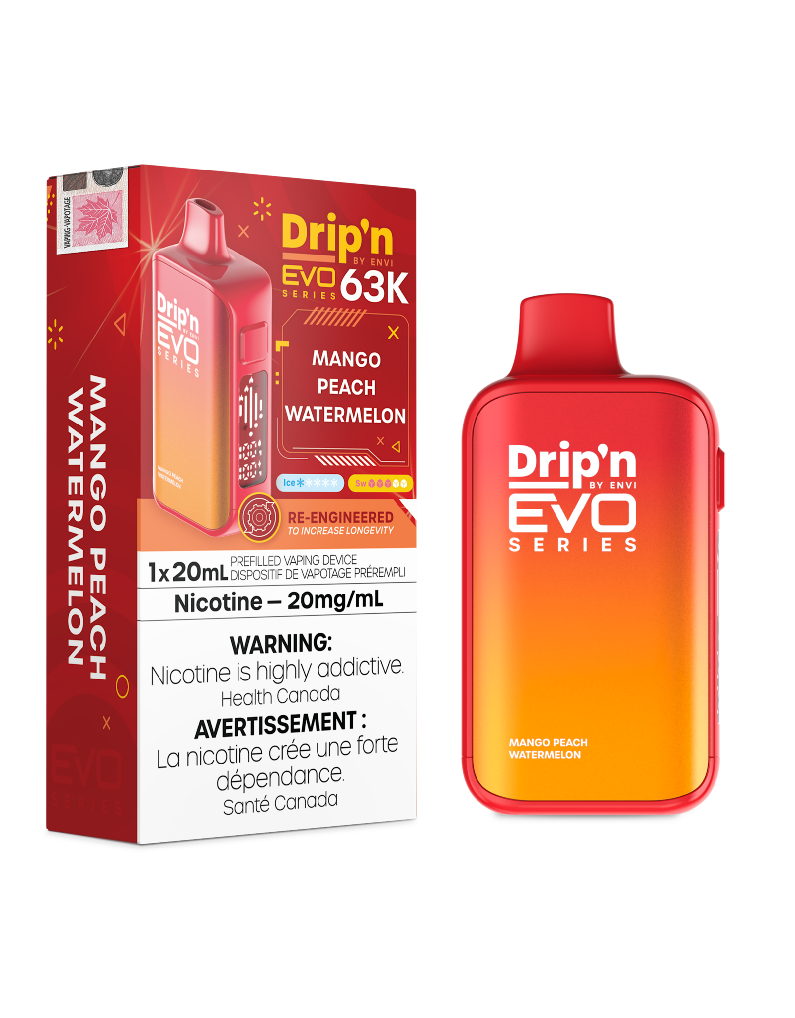 Envi Envi | Drip'n EVO | 63K Disposable Device (20mL)