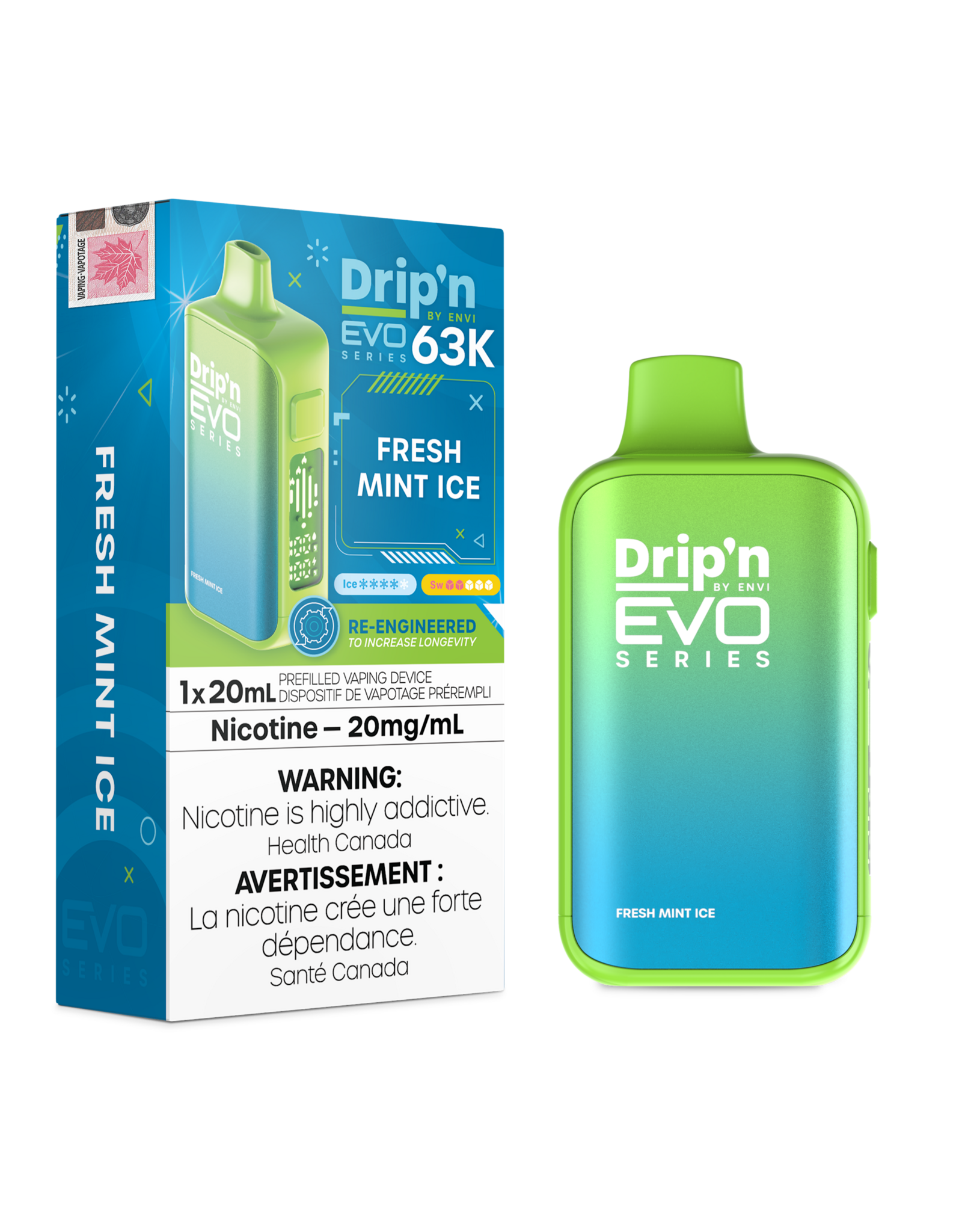 Envi Envi | Drip'n EVO | 63K Disposable Device (20mL)