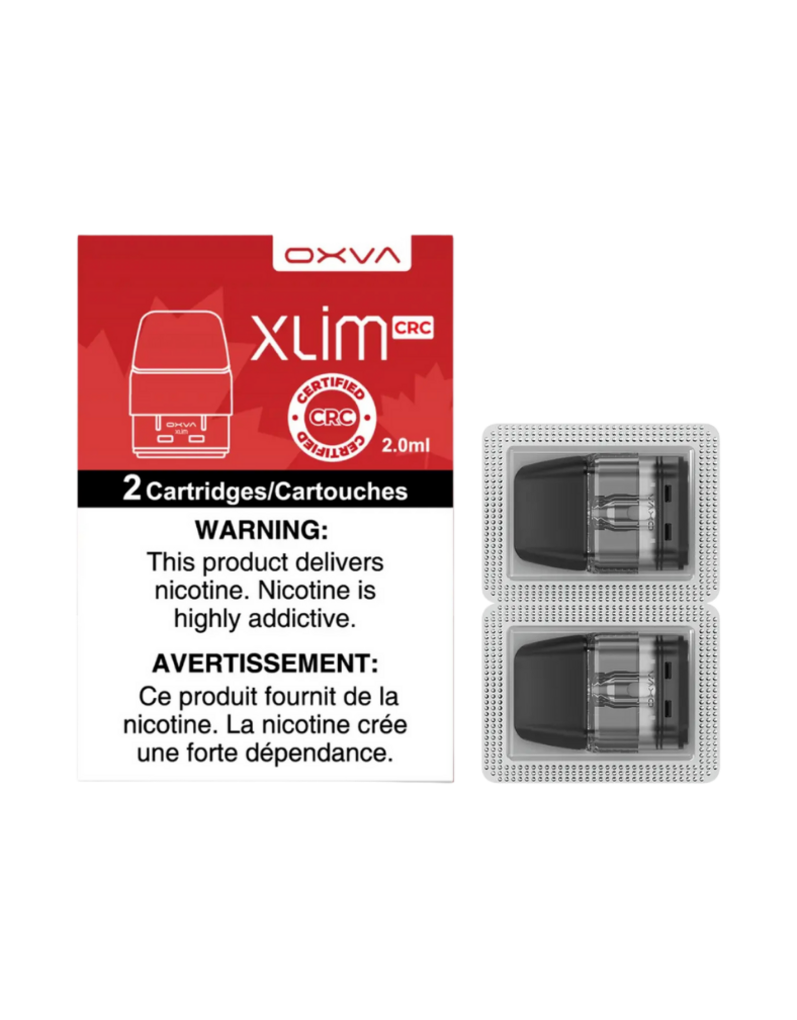 Oxbar Oxva Xlim Replacement Pods (2/pk) [CRC] 0.8 ohm