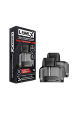 Level X Level X Refillable Dual Coil Replacement Pods (2/Pk) (5.5mL) 0.6/1.2 ohm Mesh