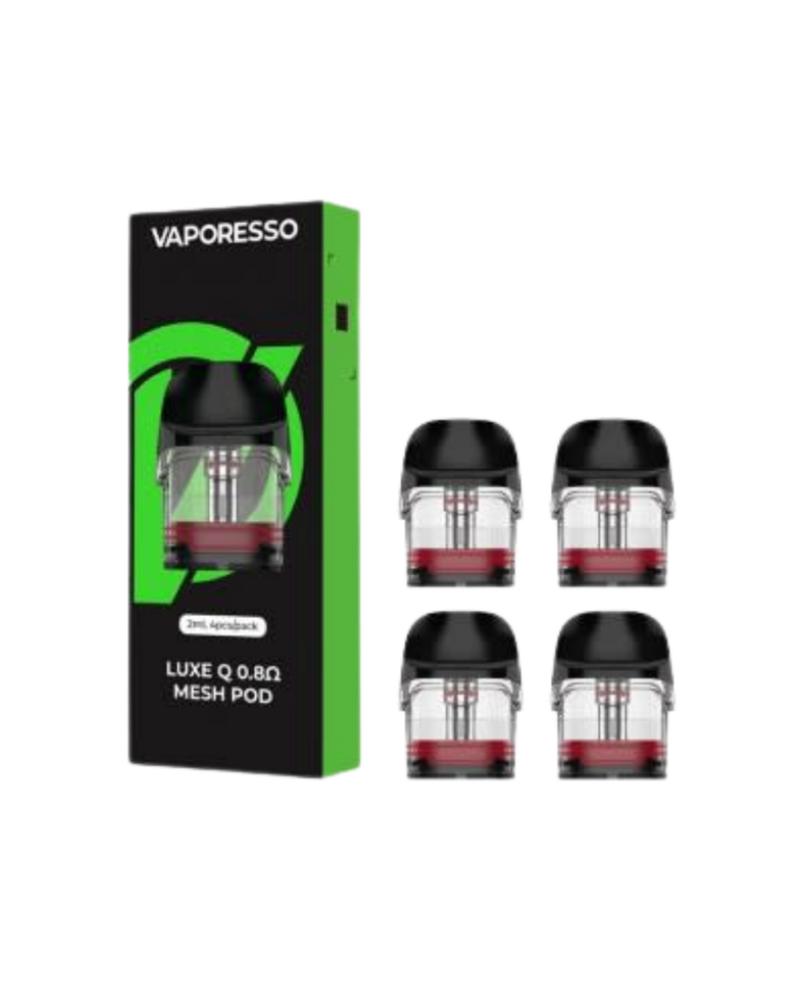 Vaporesso Vaporesso Luxe Q Replacement Pods (4/Pk) (2mL) 0.8 Mesh