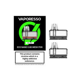 Vaporesso Vaporesso Eco Nano Replacement Pod (2/Pk) (6mL) 0.8 ohm