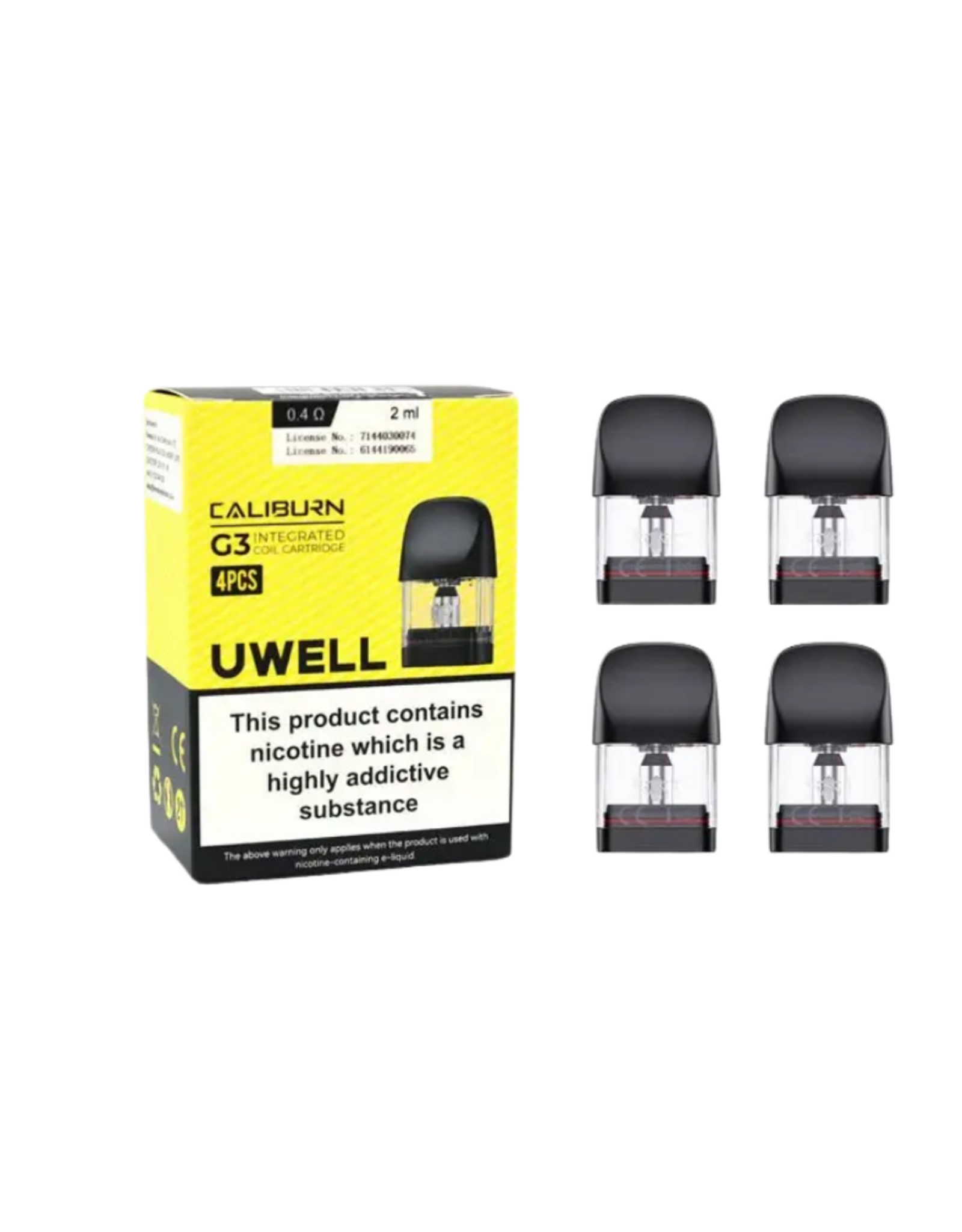Uwell Uwell Caliburn G3 Replacement Pods (4/Pk)