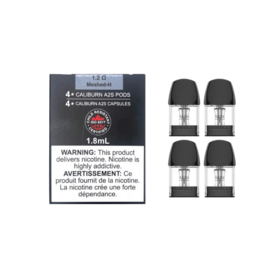 Uwell Uwell Caliburn A2S Replacement Pods (4/Pk) (1.8mL) 1.2 ohm Mesh