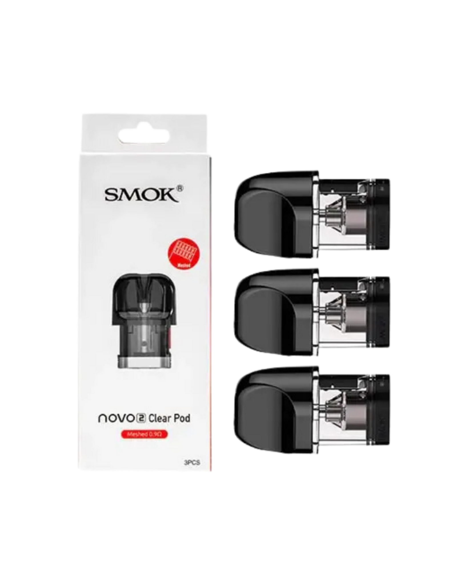 Smok Smok Novo 2 Replacement Pods (3/Pk) (2mL) 0.9 ohm