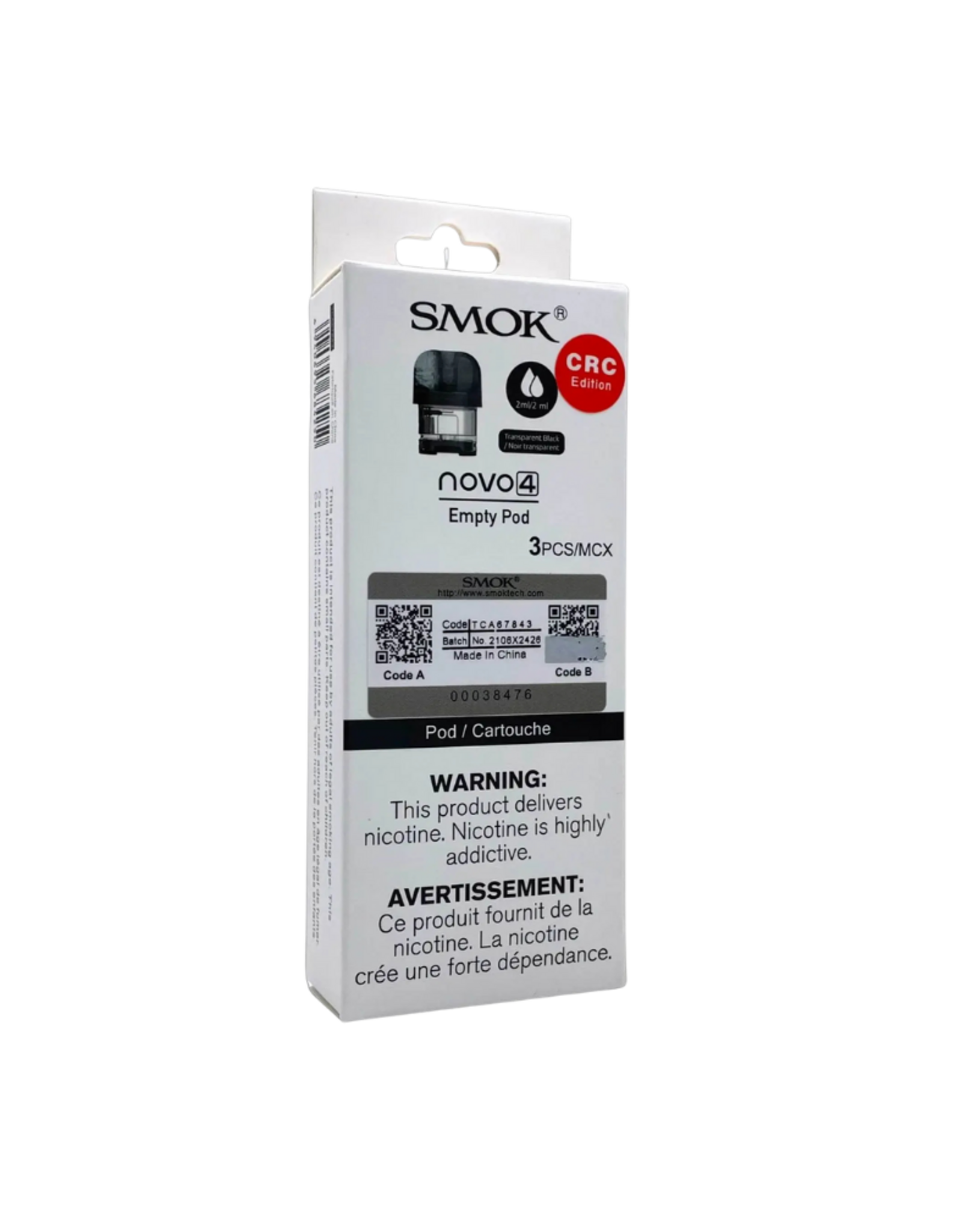 Smok Smok Novo 4 Replacement Pods (3/Pk) (2mL)