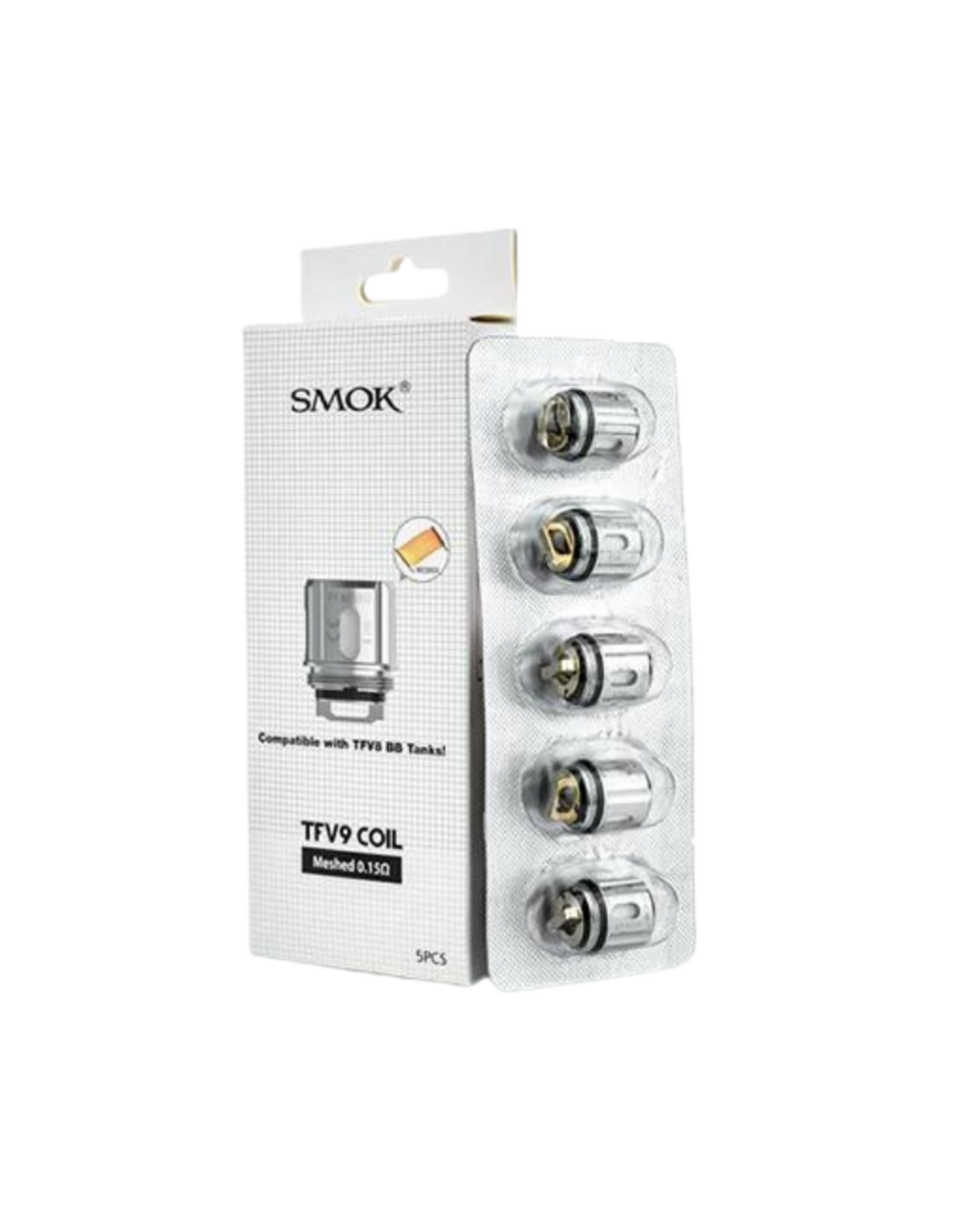 Smok Smok TFV9 Replacement Coils (5/Pk) 0.15 ohm Mesh