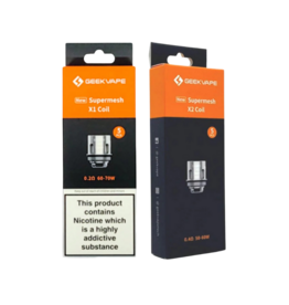 Geek Vape Geekvape Cerberus Super Mesh Replacement Coils (5/Pk)