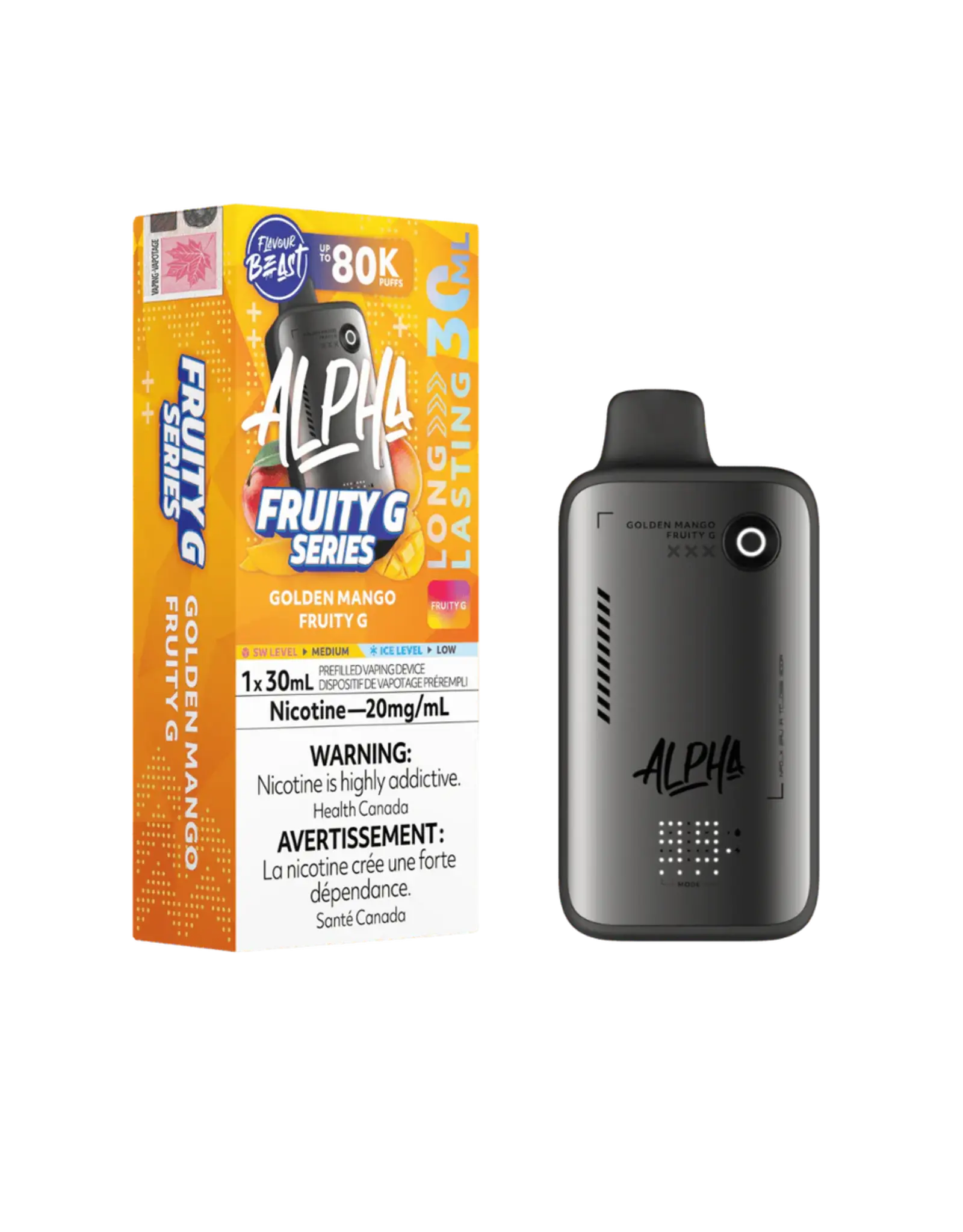 Flavour Beast Flavour Beast | Alpha Disposable Device (30mL) 20mg (Fruity G)