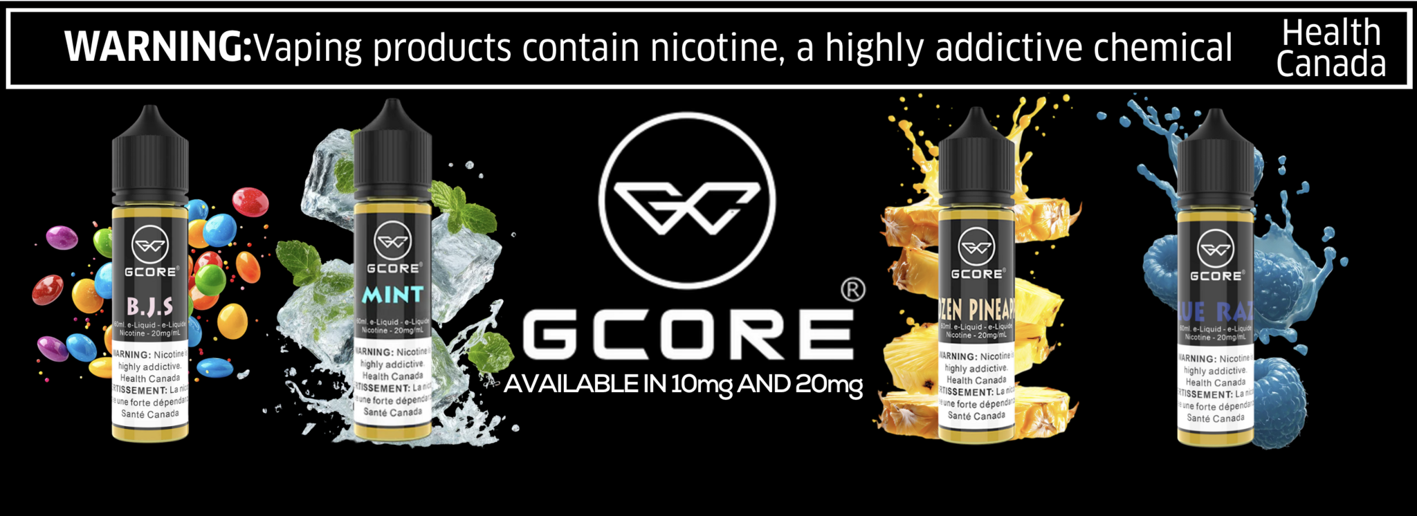 G Core E-Liquid Promo