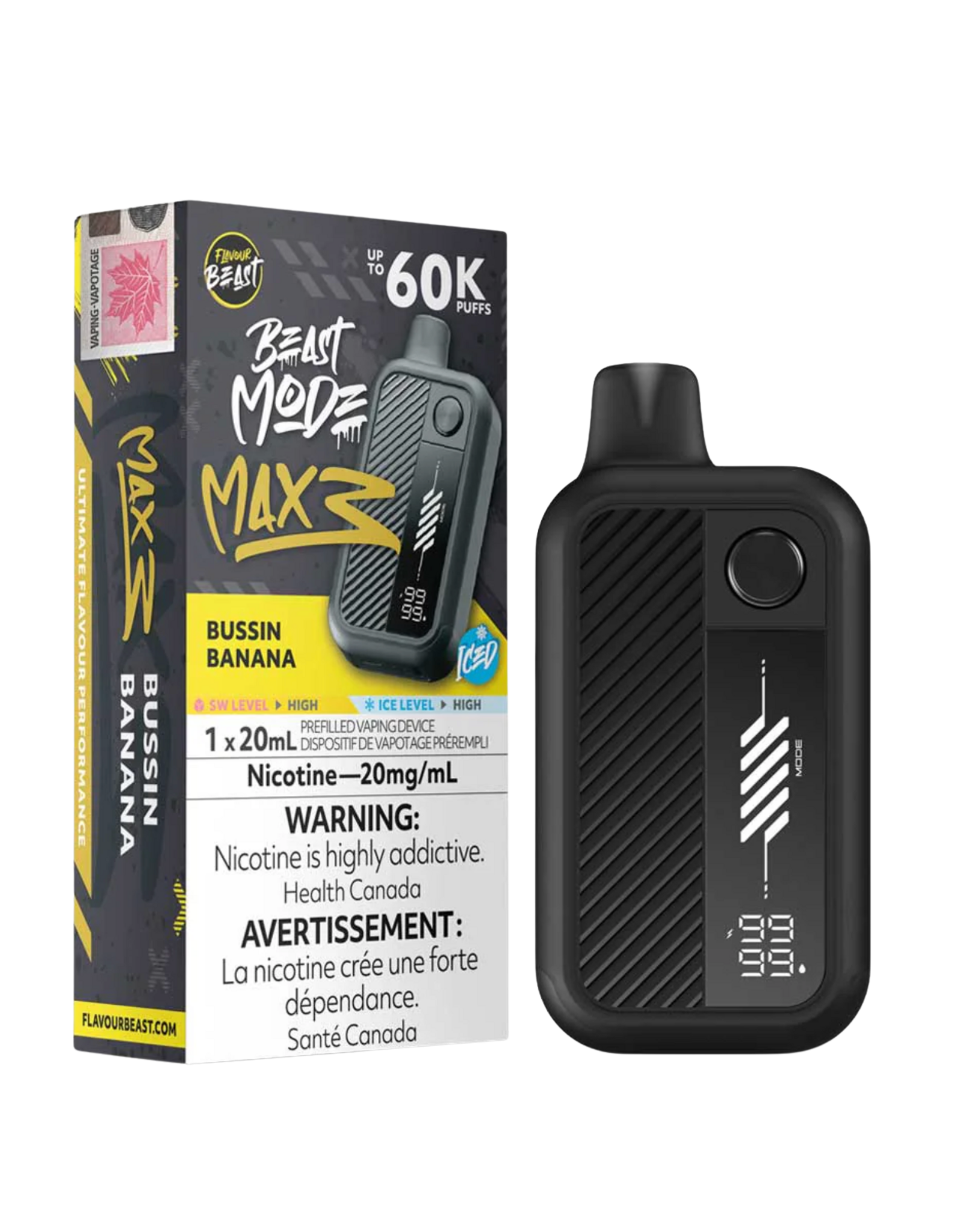 Flavour Beast Flavour Beast | Beast Mode Max 3 | 60K Disposable Device (20mL)