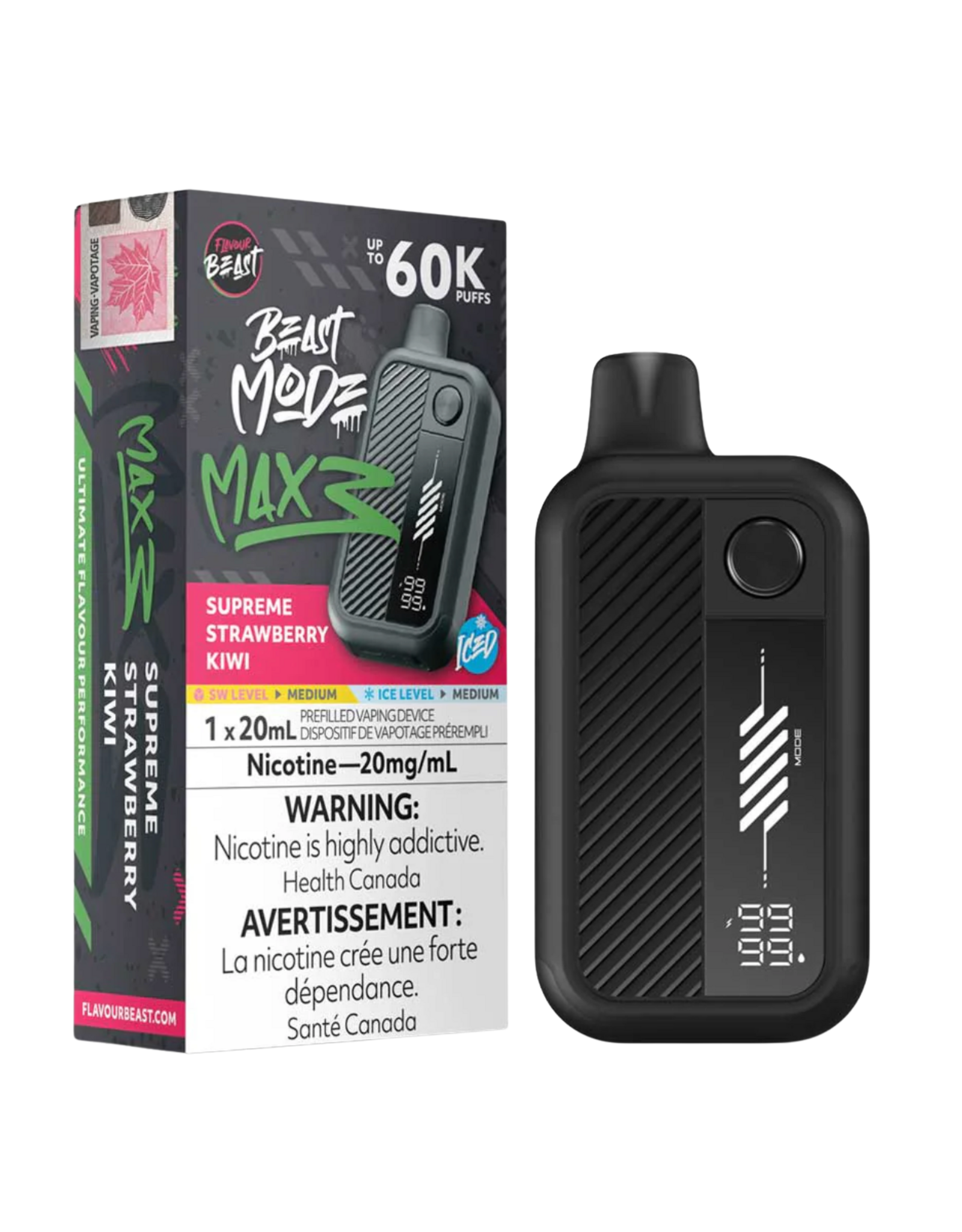 Flavour Beast Flavour Beast | Beast Mode Max 3 | 60K Disposable Device (20mL)