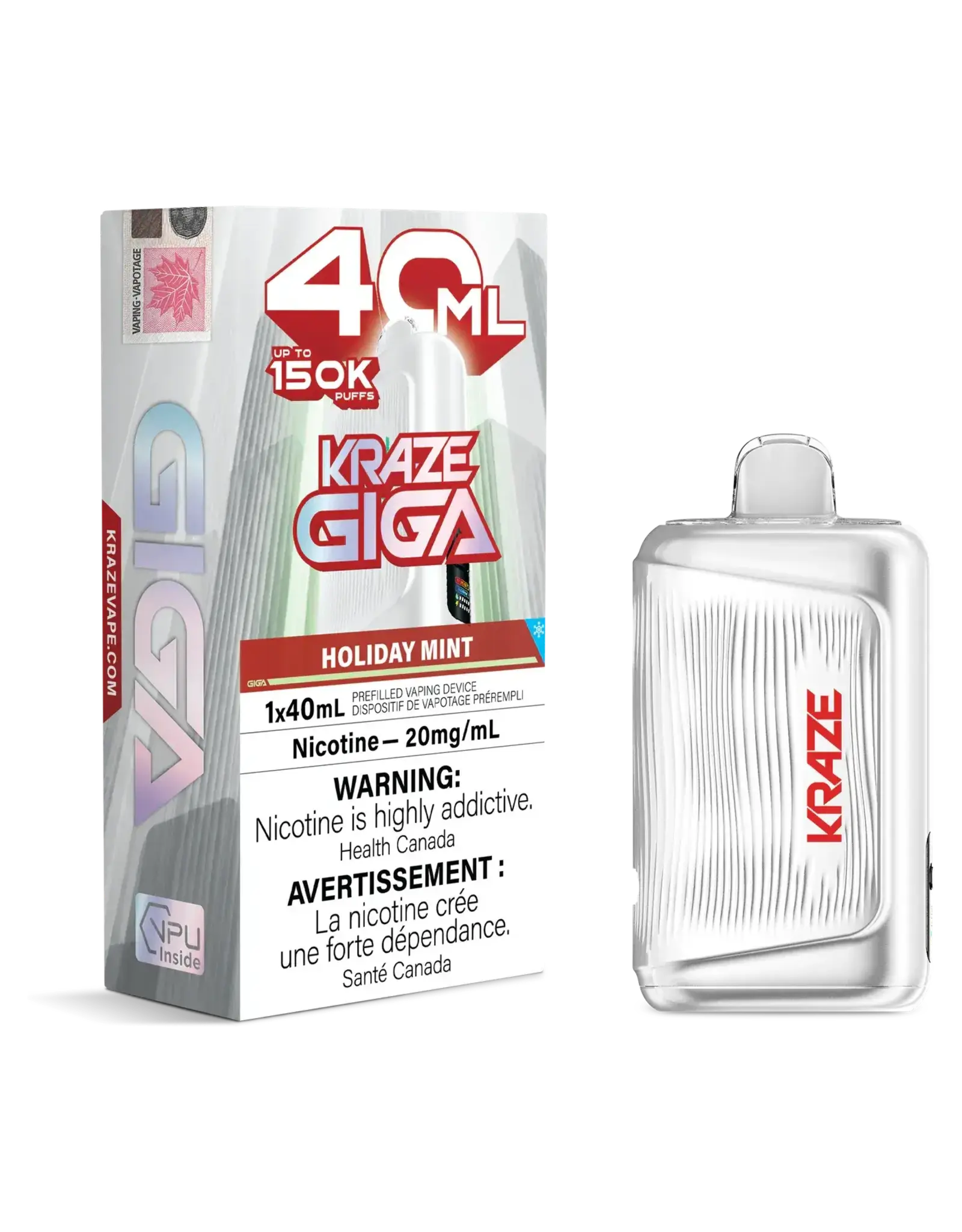 Kraze Kraze | Giga | 150K Disposable Device (40mL)