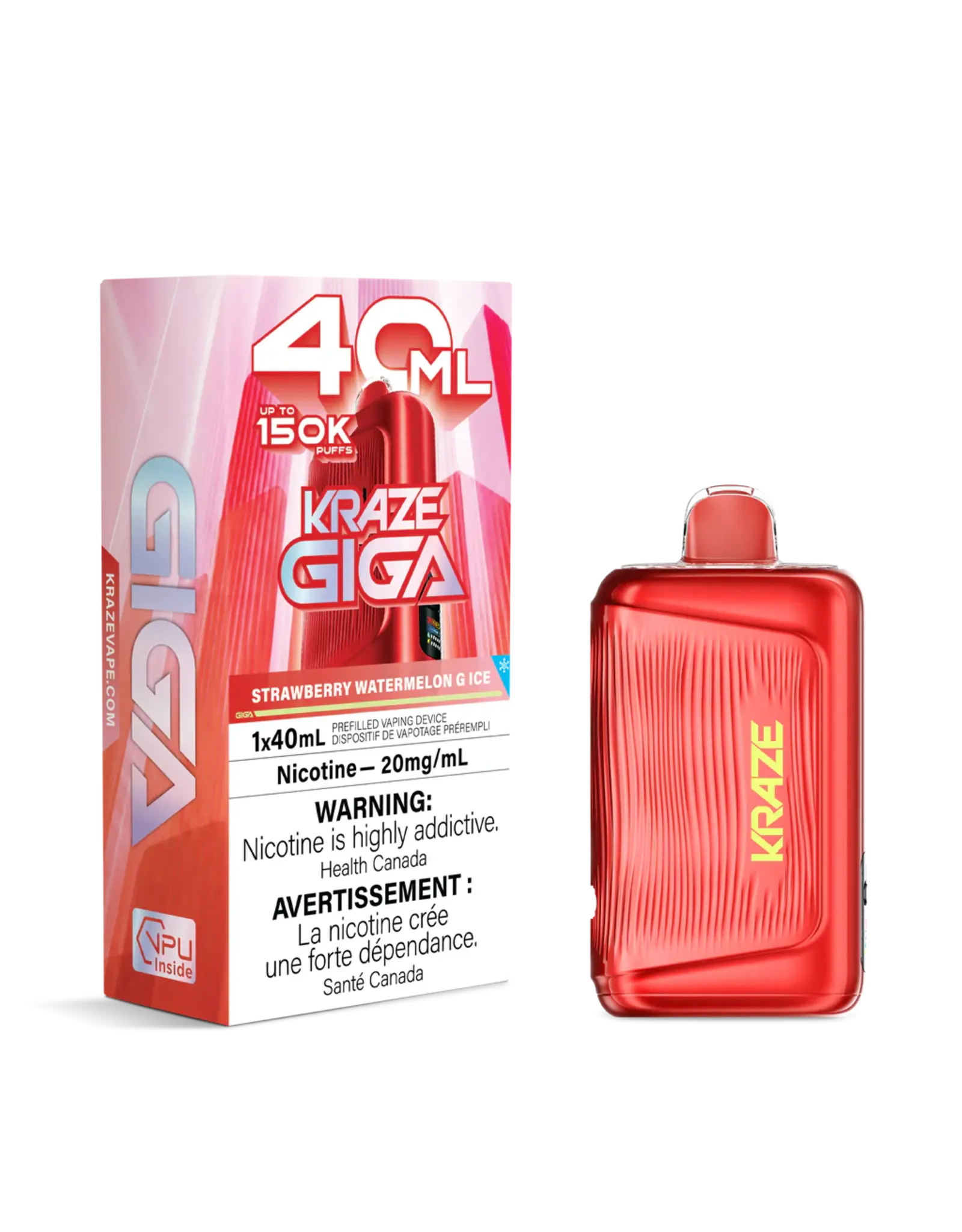 Kraze Kraze | Giga | 150K Disposable Device (40mL)