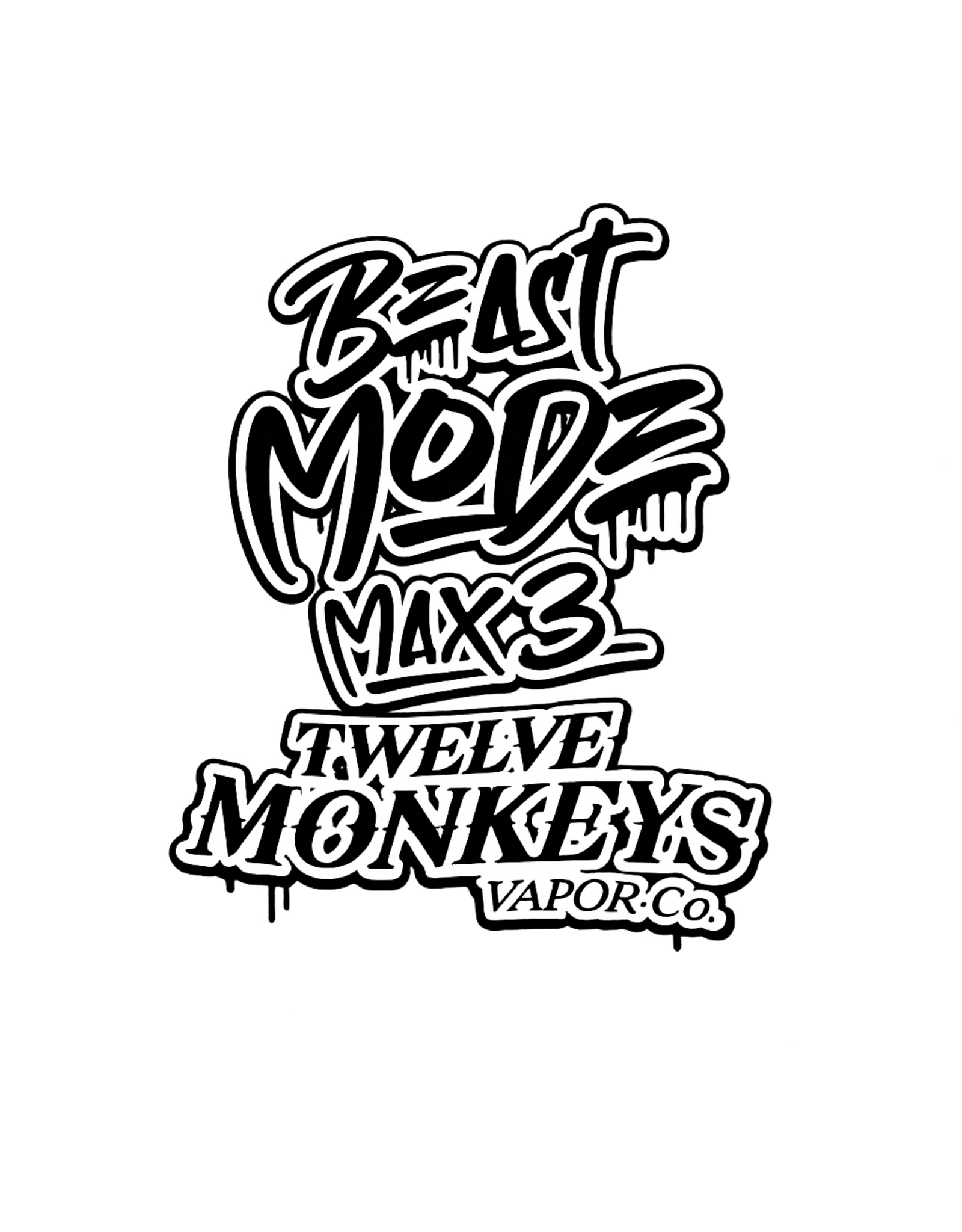 Flavour Beast Flavour Beast | Beast Mode Max 3 | 60K Disposable Device | Twelve Monkeys (20mL)