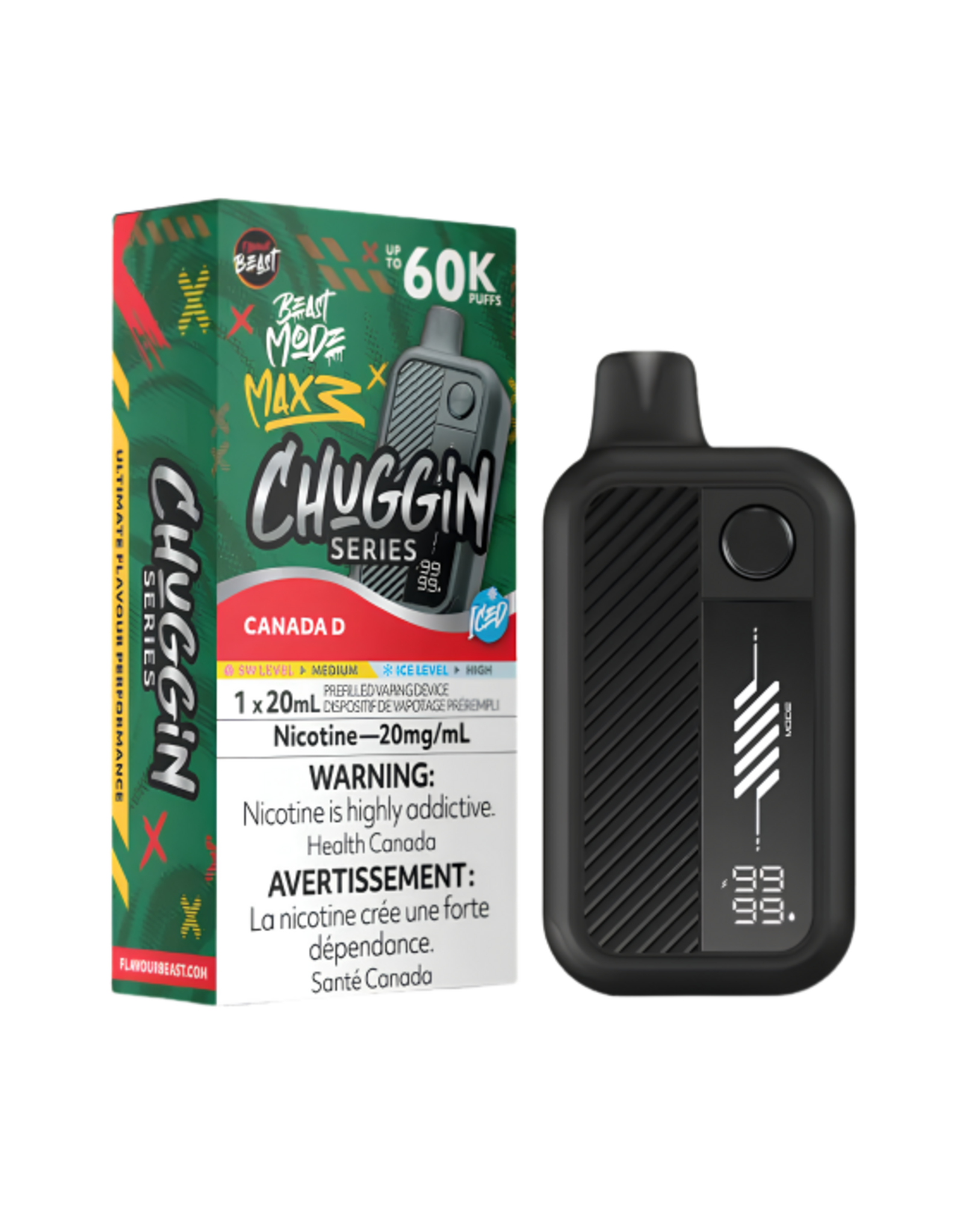 Flavour Beast Flavour Beast  | Beast Mode Max 3 | 60K Disposable Device | Chuggin (20mL)