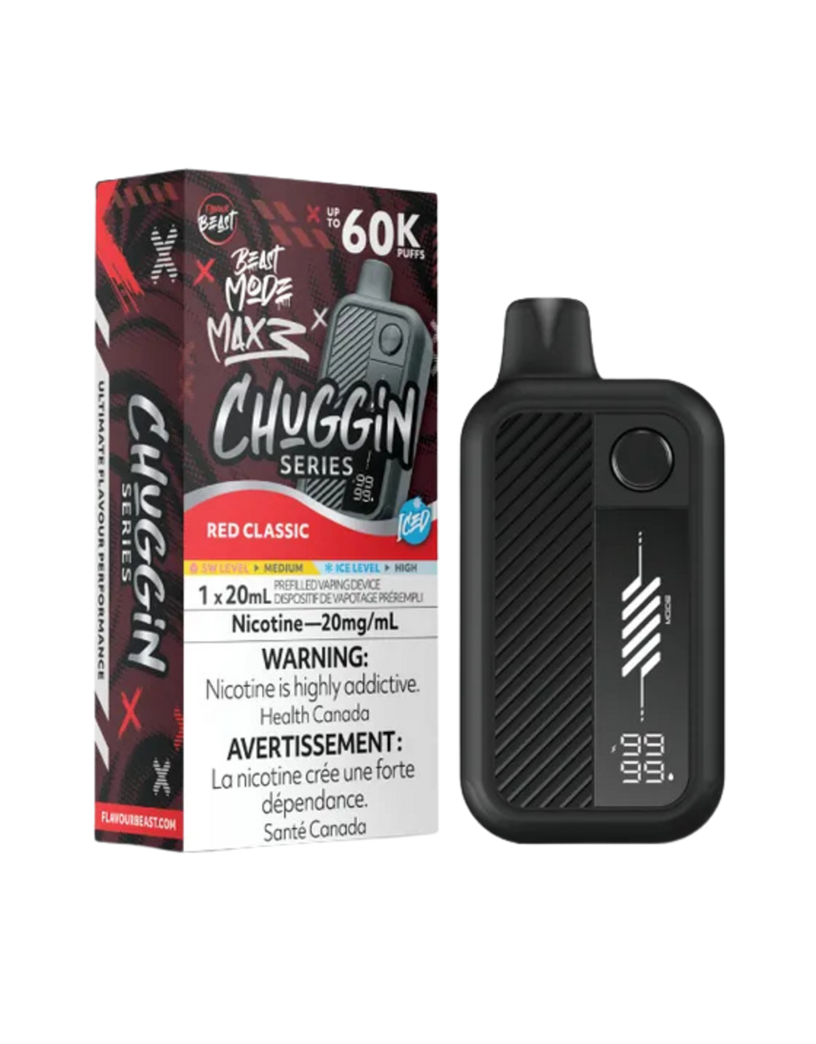 Flavour Beast Flavour Beast  | Beast Mode Max 3 | 60K Disposable Device | Chuggin (20mL)