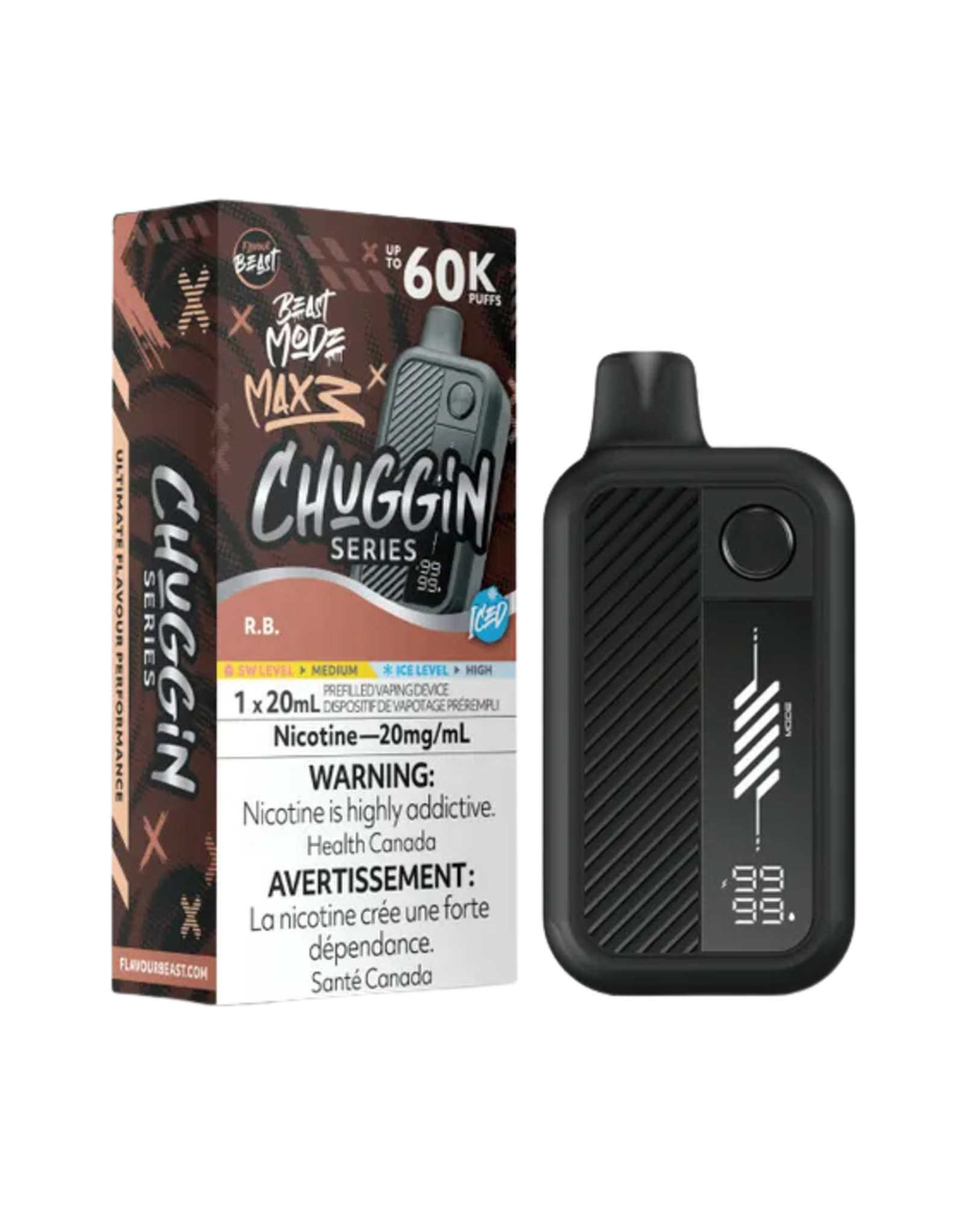 Flavour Beast Flavour Beast  | Beast Mode Max 3 | 60K Disposable Device | Chuggin (20mL)
