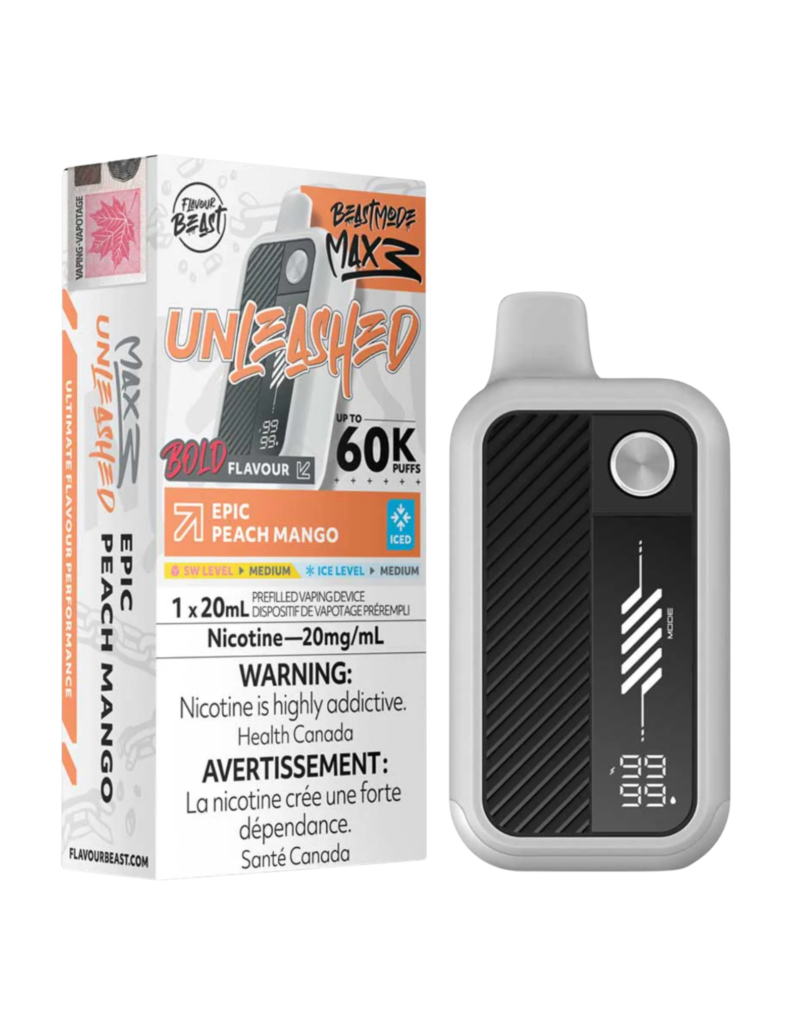 Flavour Beast Flavour Beast | Beast Mode Max 3 | 60K Disposable Device | Unleashed (20mL)