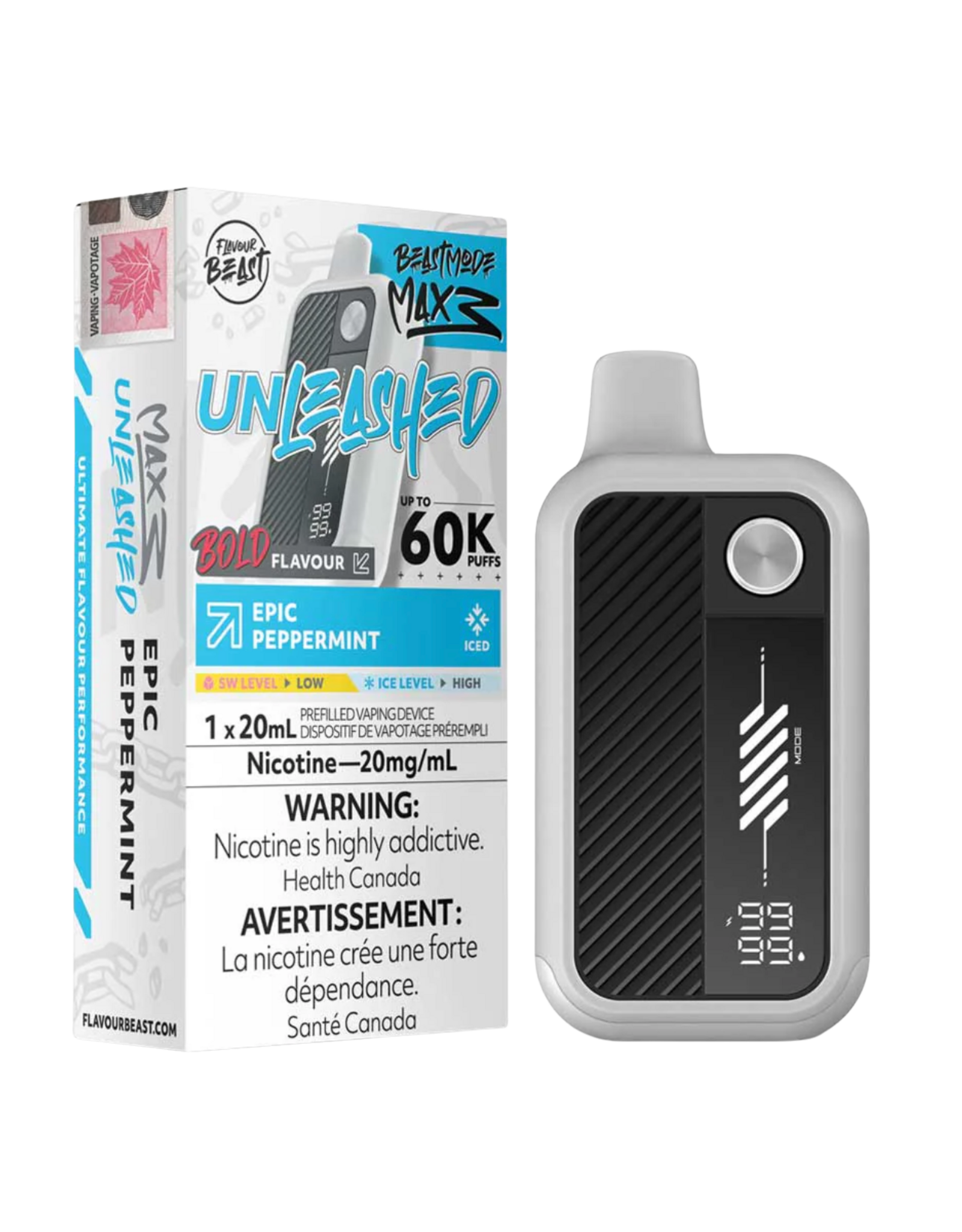 Flavour Beast Flavour Beast | Beast Mode Max 3 | 60K Disposable Device | Unleashed (20mL)
