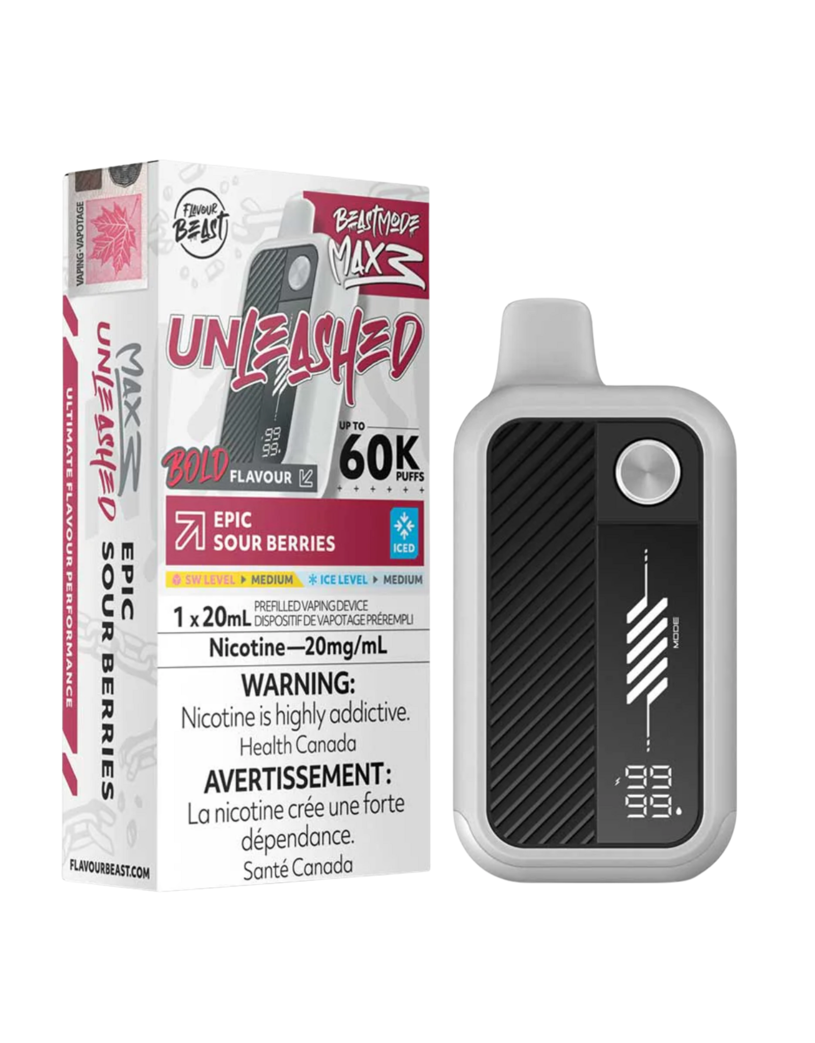 Flavour Beast Flavour Beast | Beast Mode Max 3 | 60K Disposable Device | Unleashed (20mL)