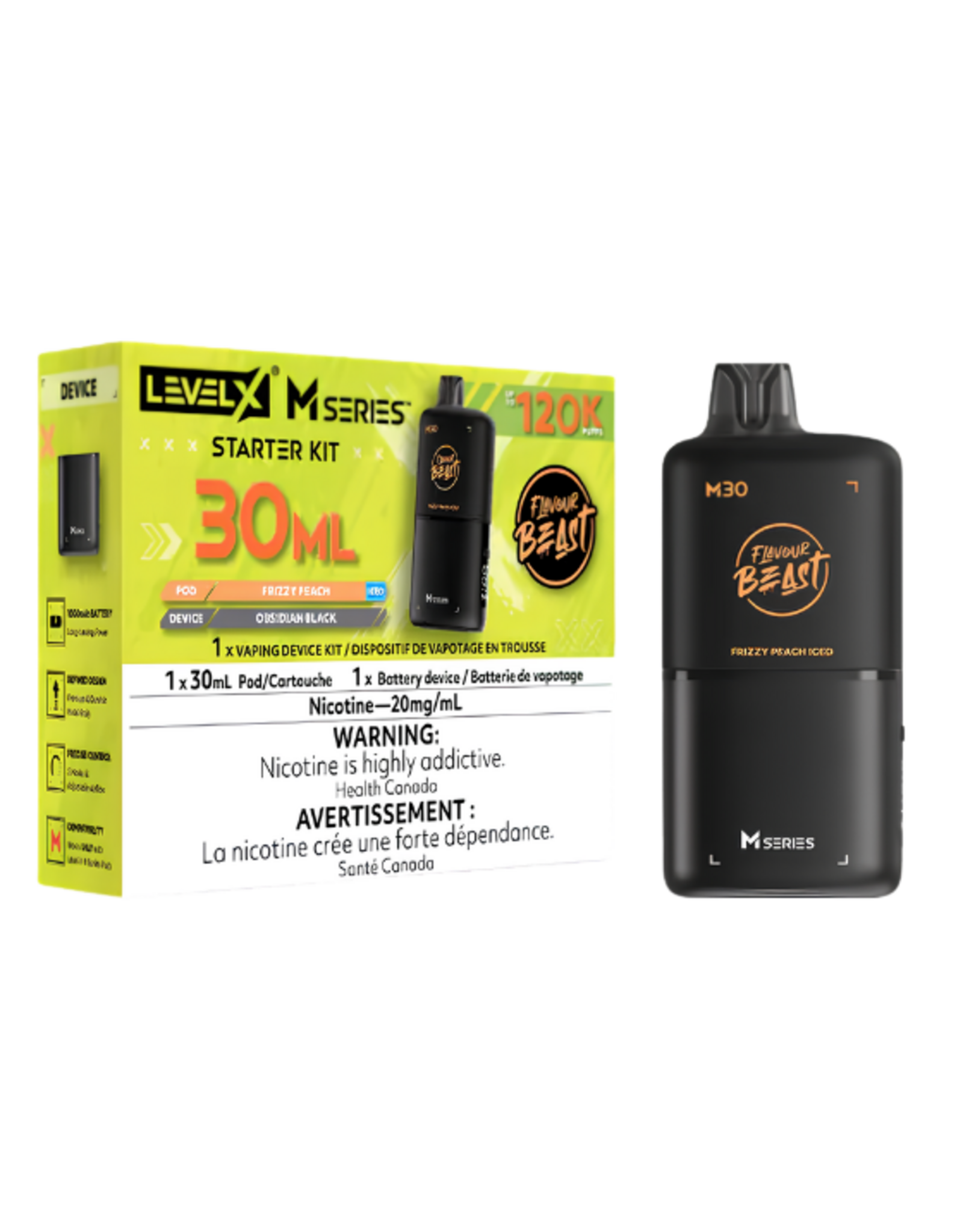 Flavour Beast Flavour Beast | Level X - M Series | 120K Starter Kit (30mL)